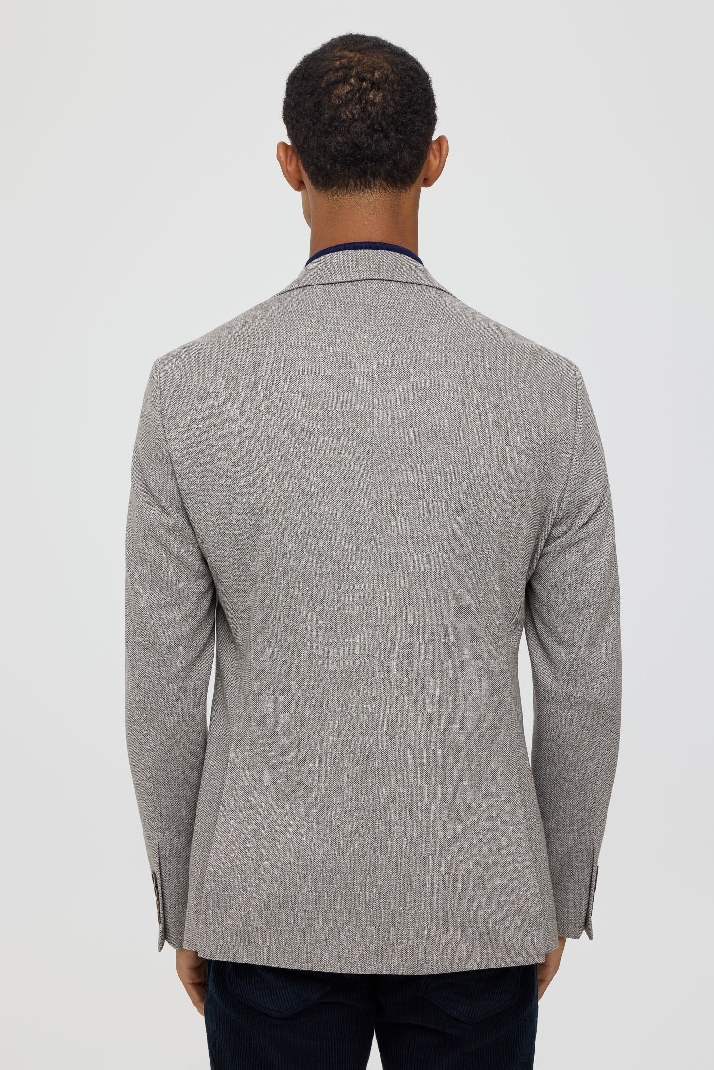 Men’s Premium Knit Blazer – Micro Texture | Style 7188