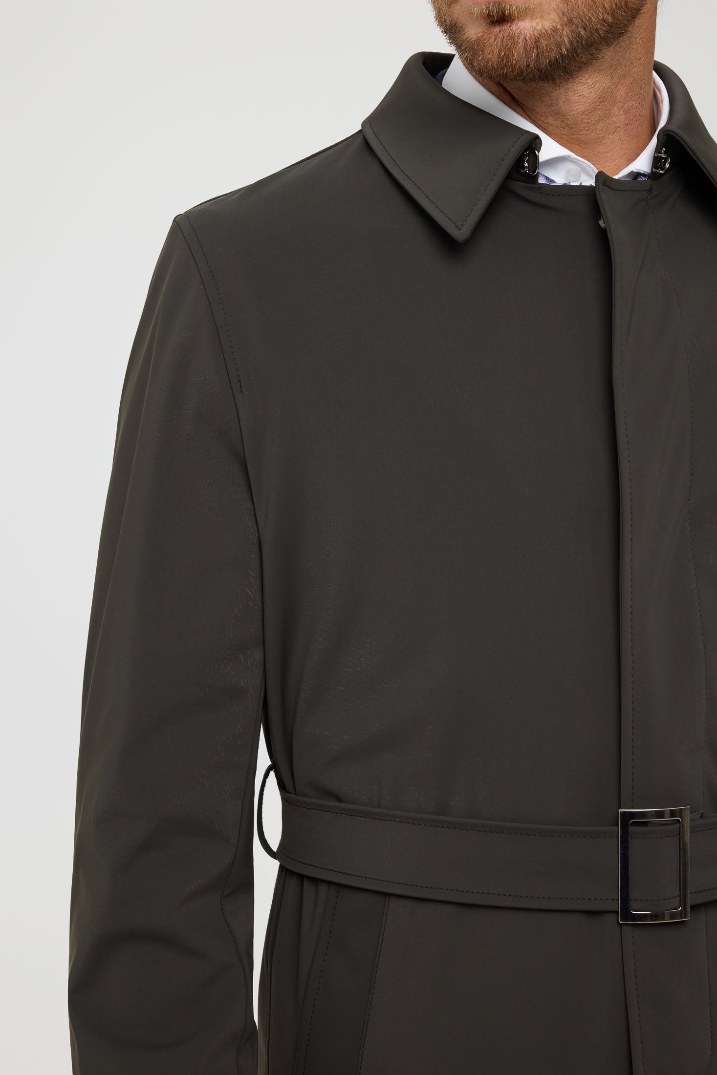 Men's Premium Trench Coat – Technical Stretch Fabric | Style 6064