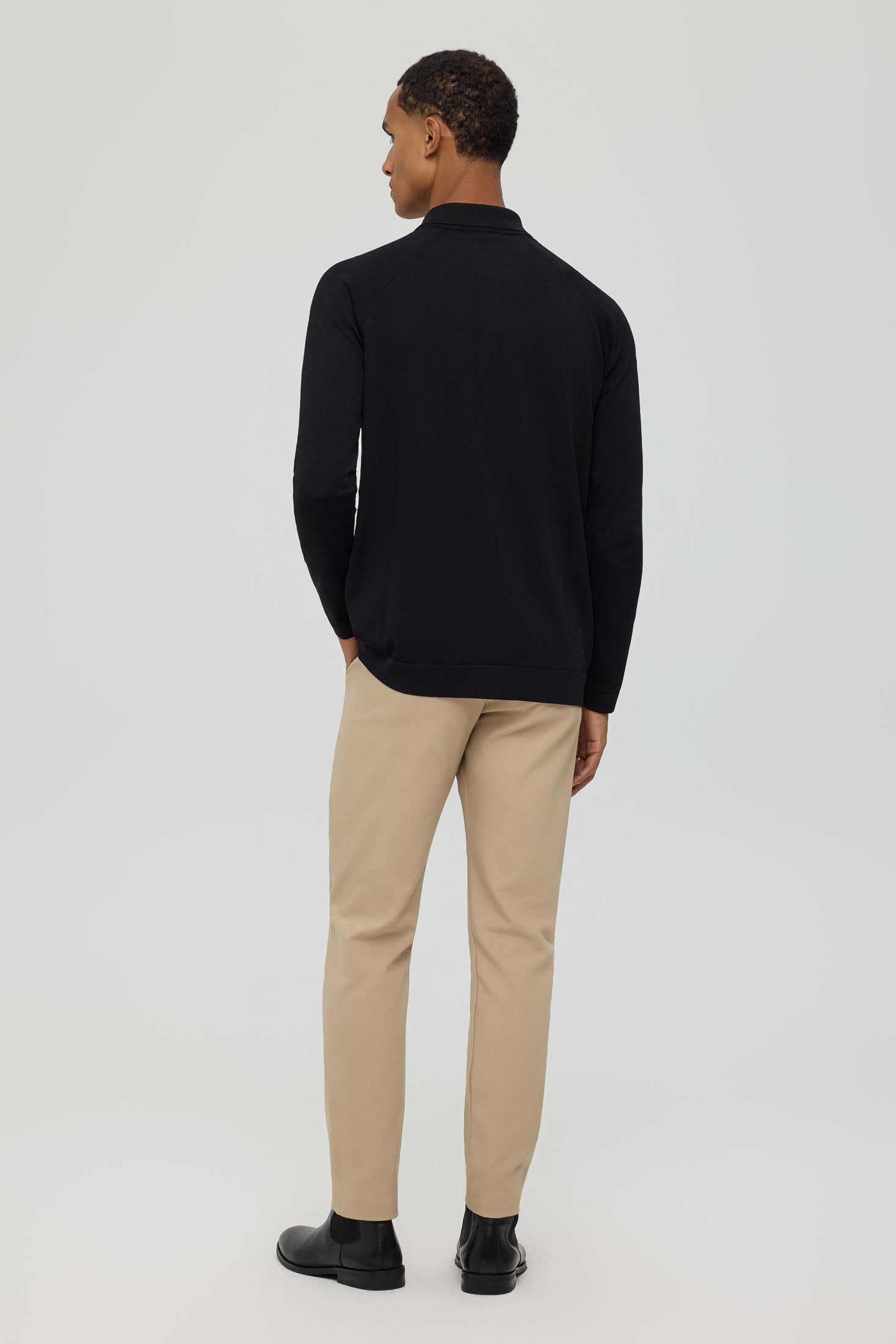 Men’s Premium Buttoned Knit Cardigan – Textured Panel Design | Style 8029