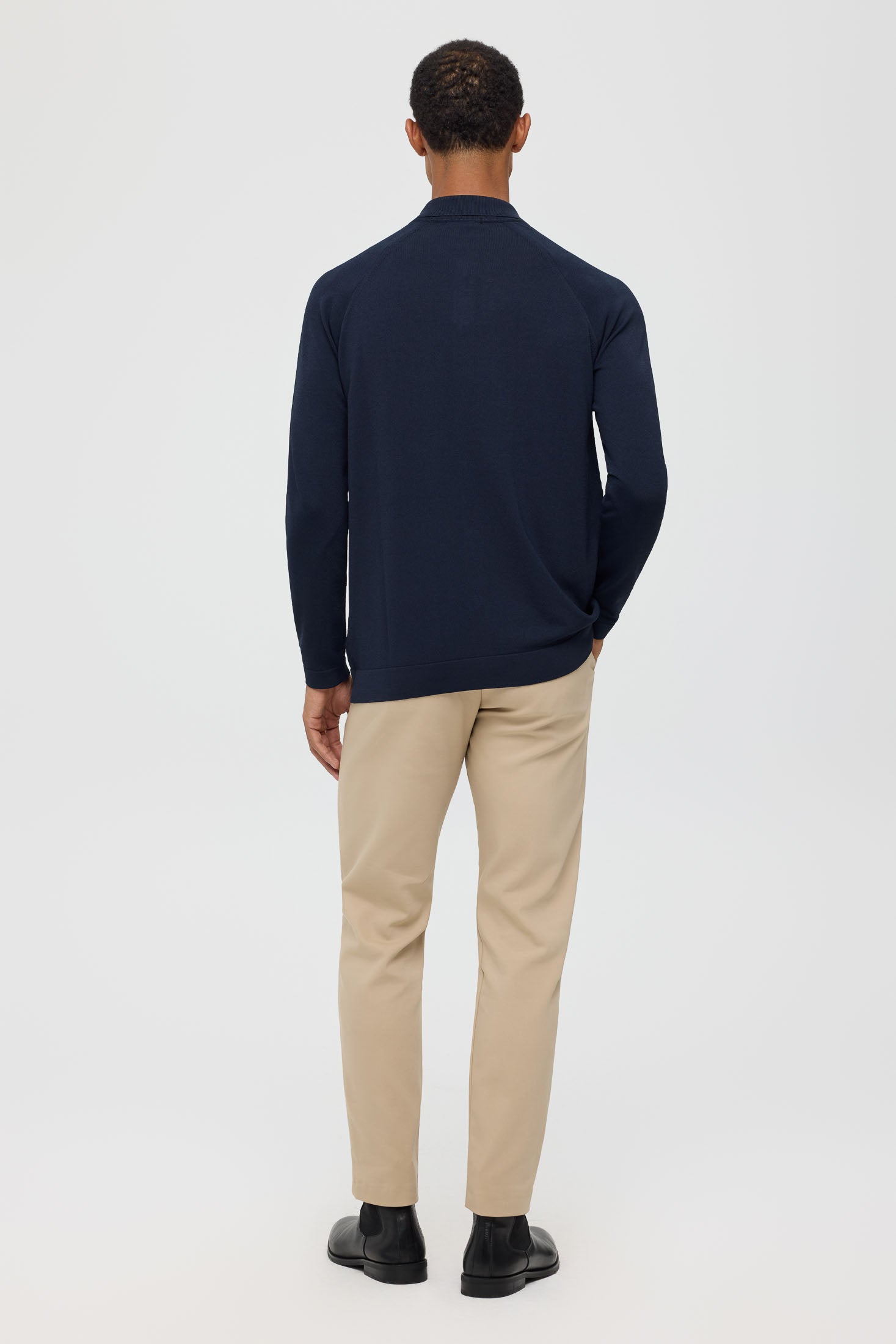 Men’s Premium Buttoned Knit Cardigan – Textured Panel Design | Style 8029