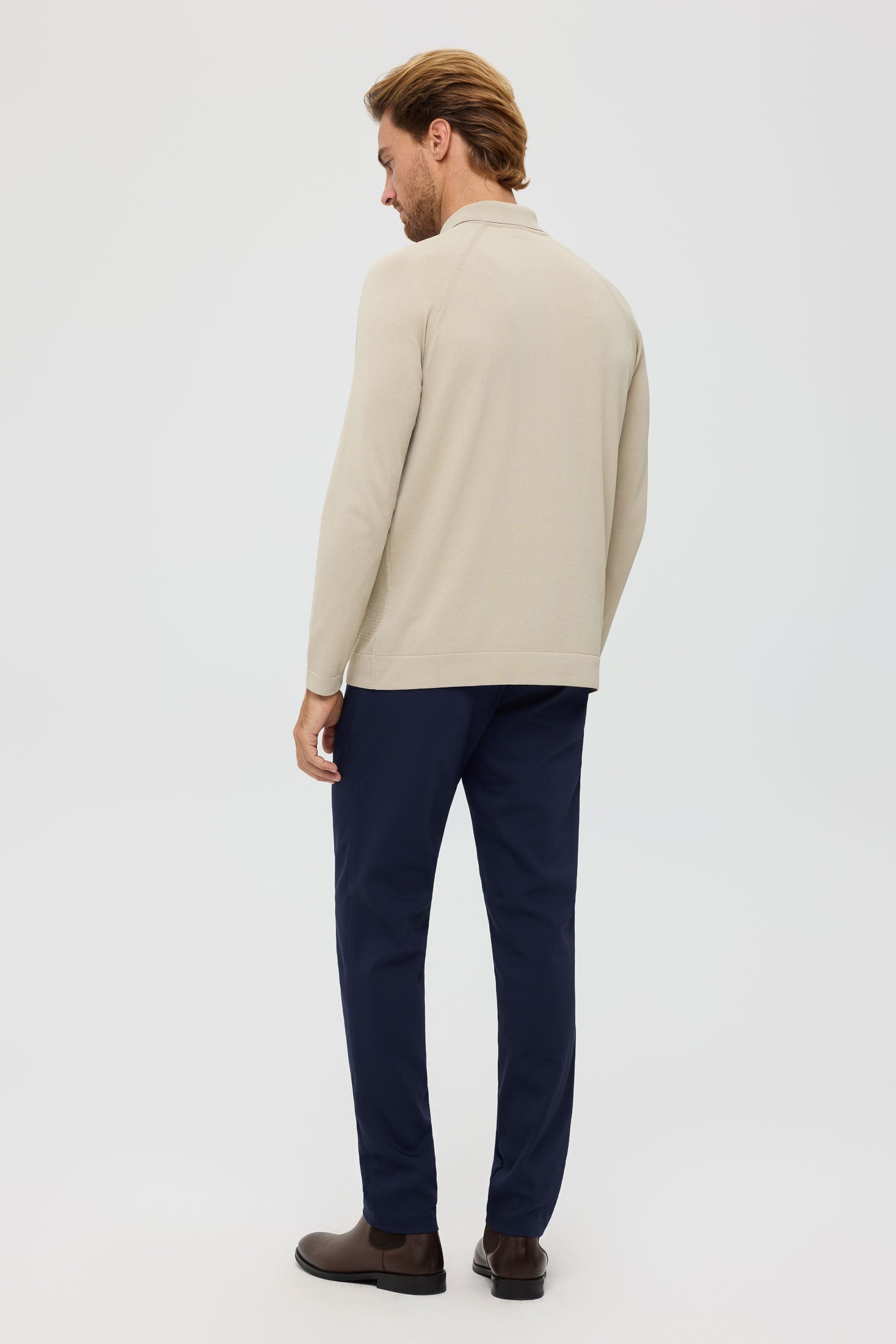 Men’s Premium Buttoned Knit Cardigan – Textured Panel Design | Style 8029