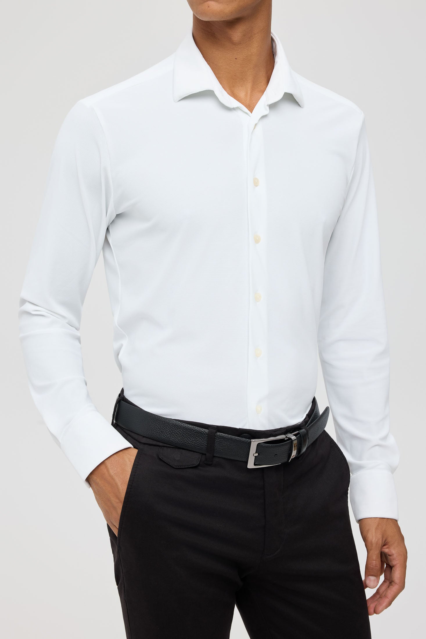 Men’s Slim Fit Performance Stretch Shirt | Style 25-047