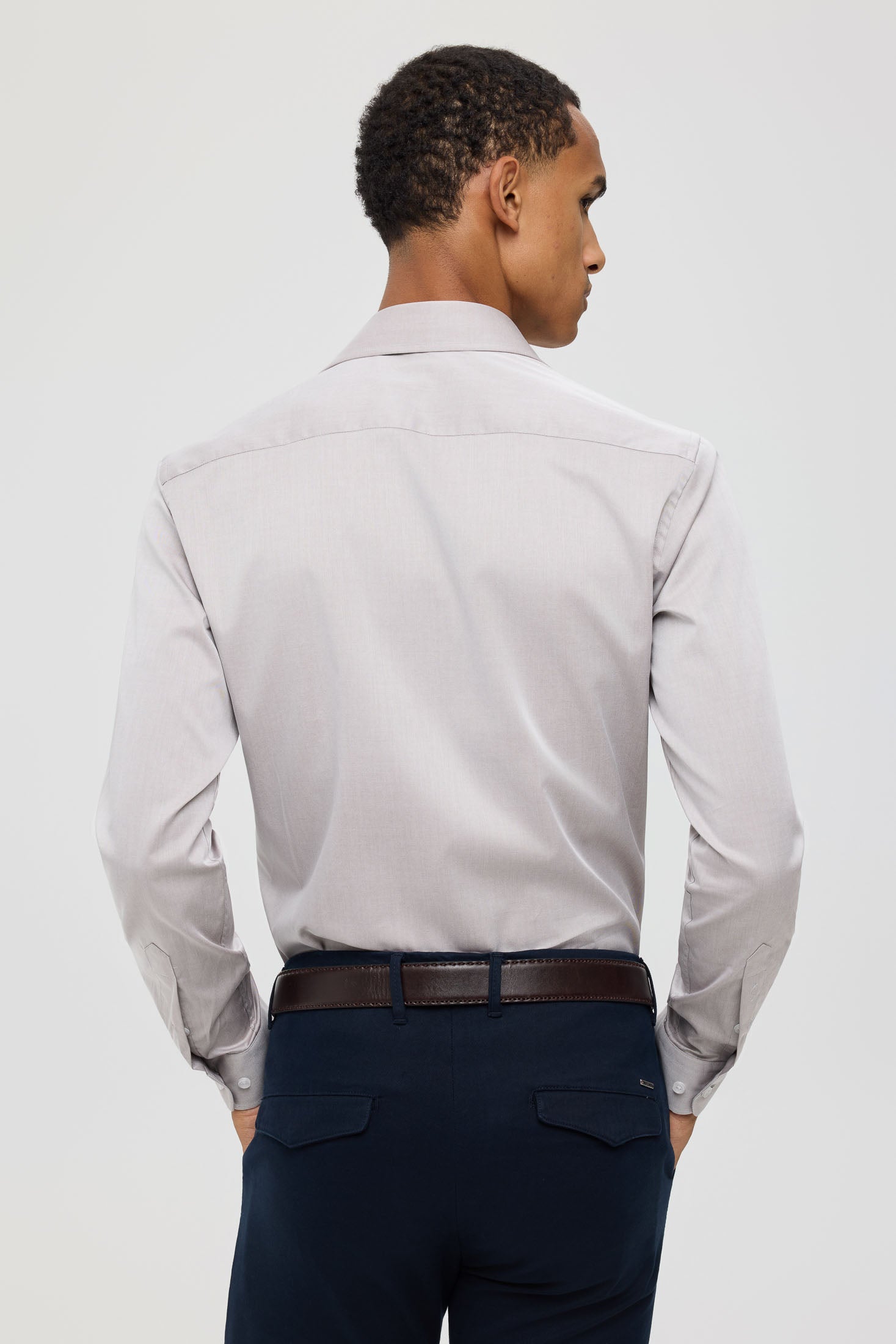 Hochwertiges Herren-Businesshemd – Feiner Twill-Stretchstoff | Modell 25-043