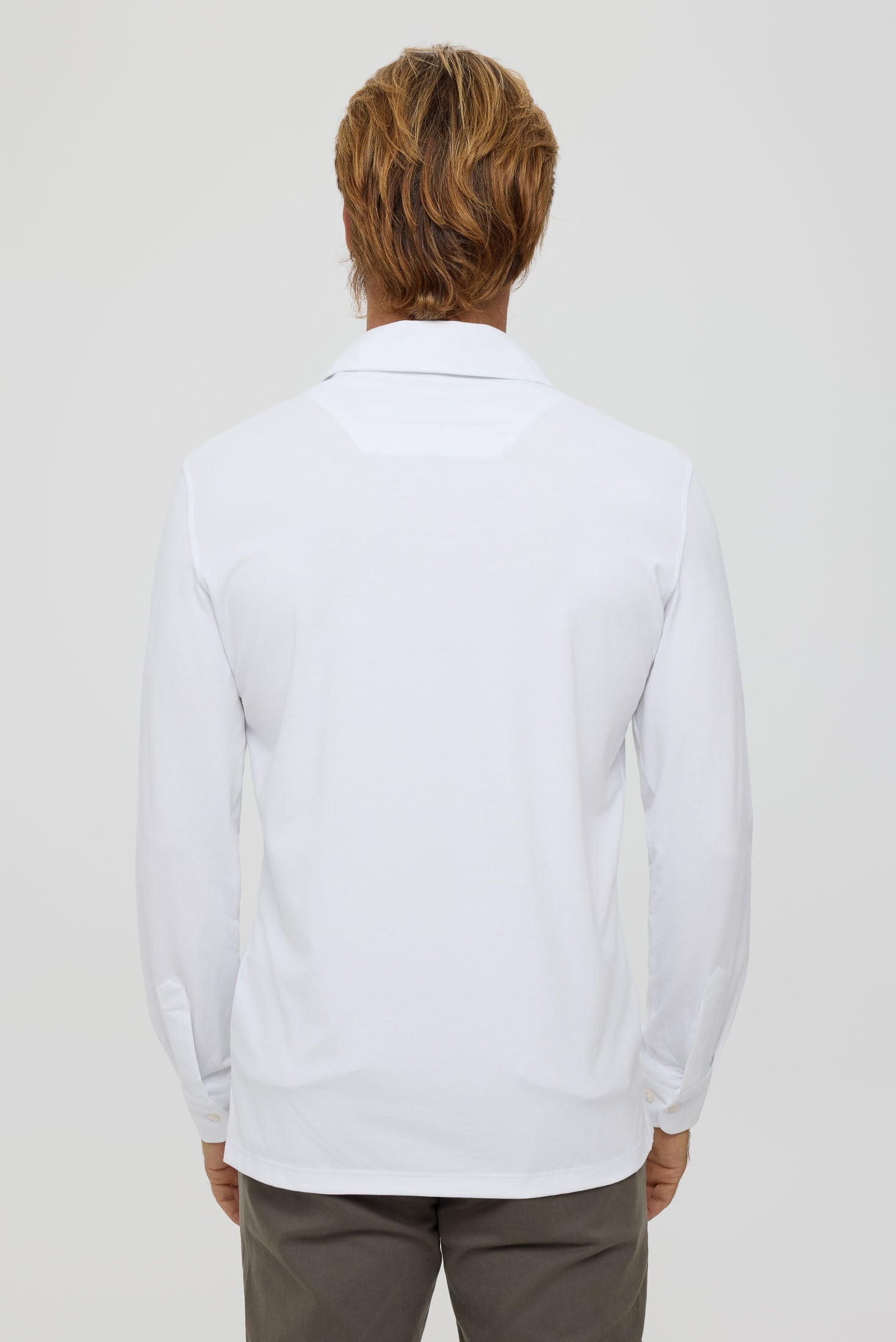 Hochwertiges Herren-Businesshemd – Weicher Stretch-Jersey | Modell 25-052