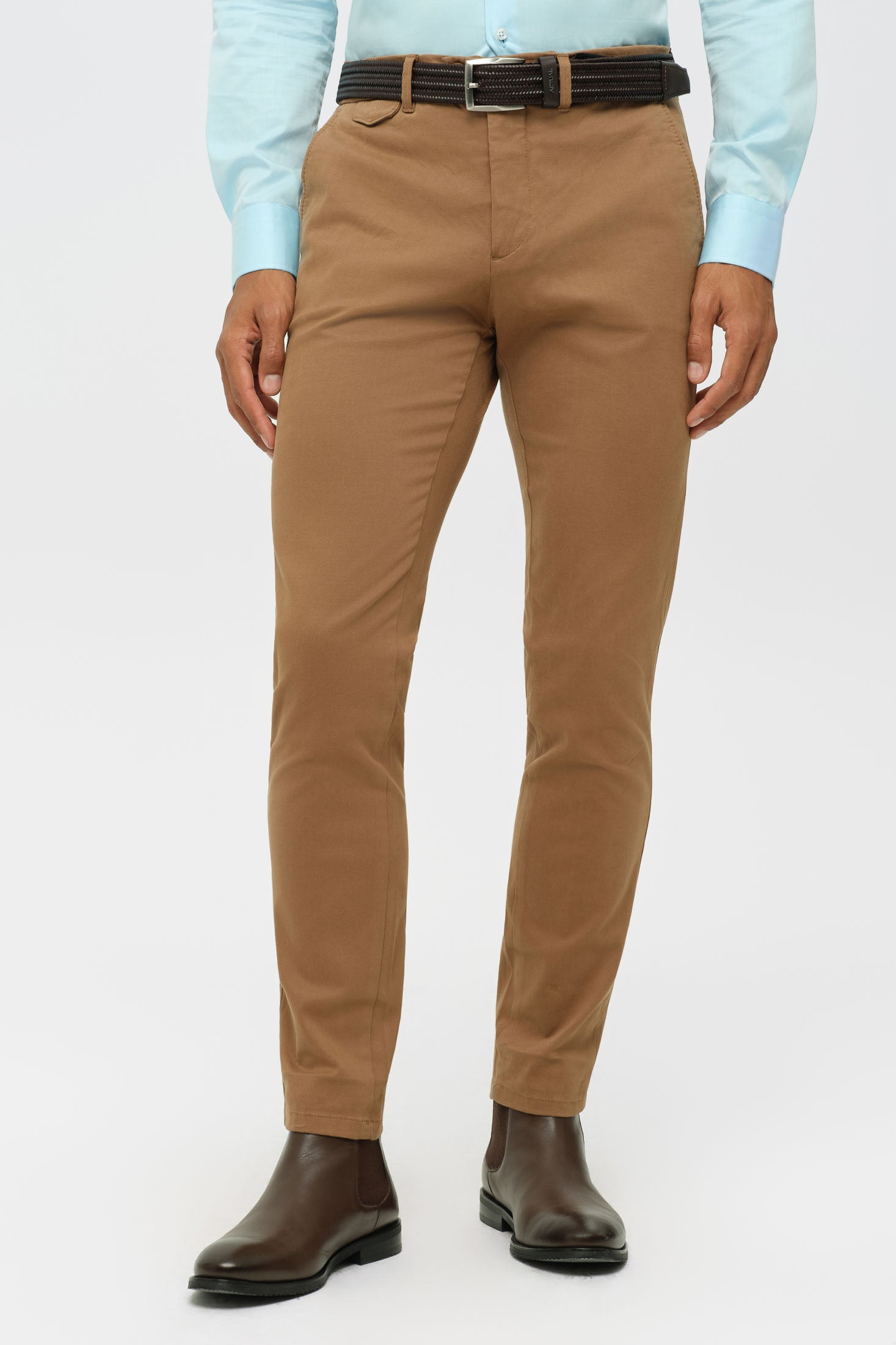 Slim-Fit-Chino-Hose aus Tencel-Mischgewebe für Herren | Modell 1430