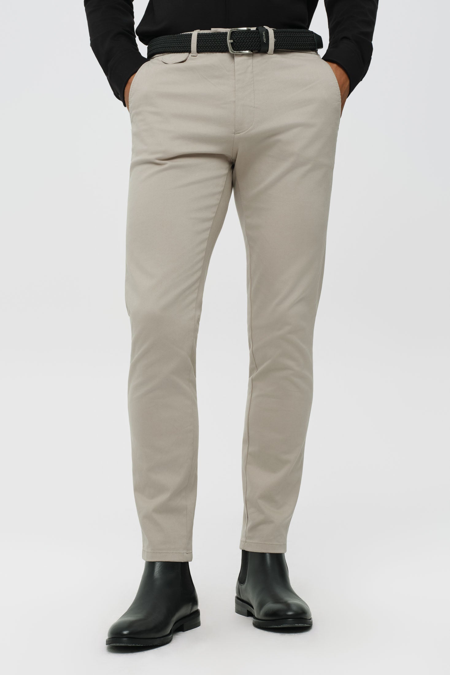 Slim-Fit-Chino-Hose aus Tencel-Mischgewebe für Herren | Modell 1430