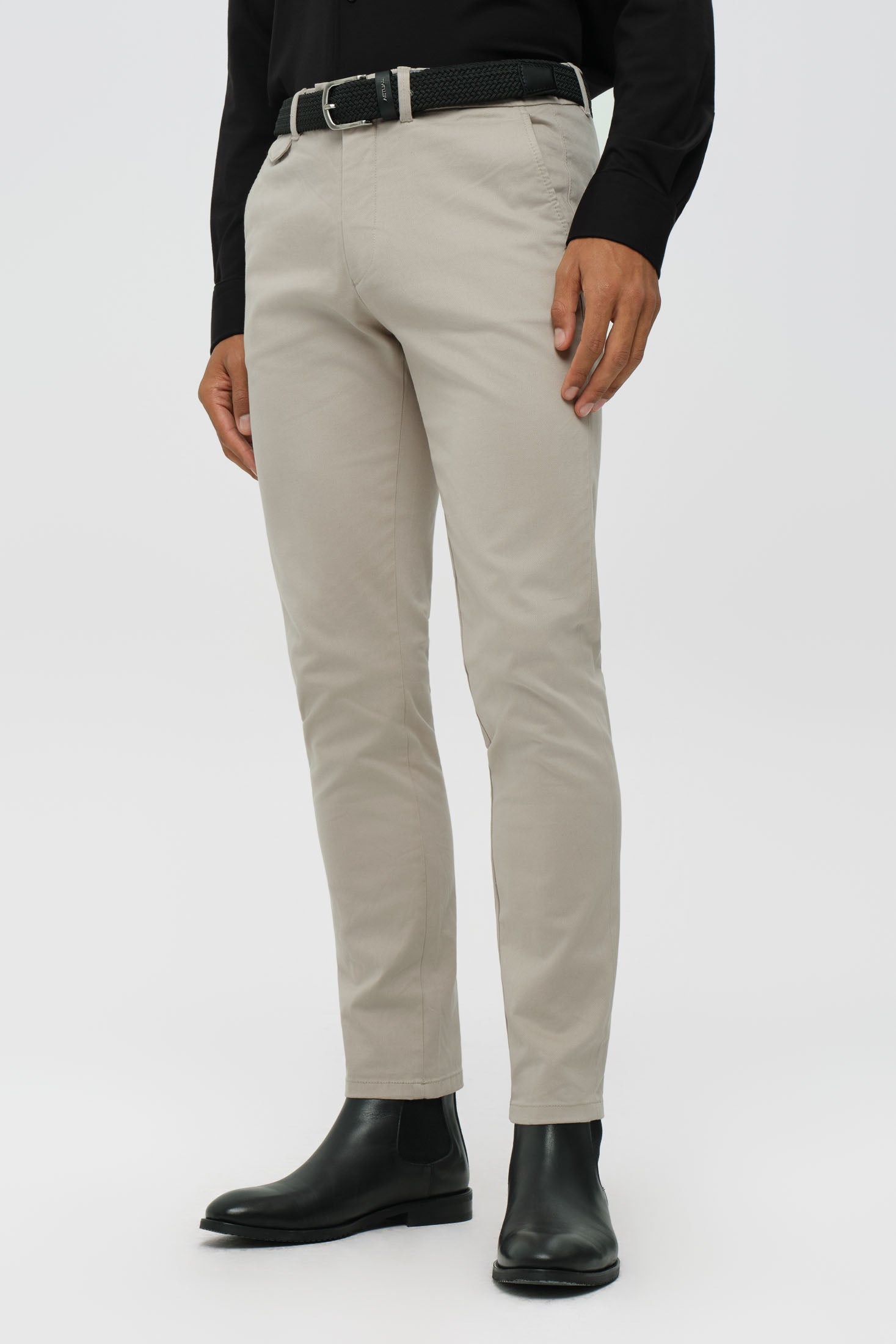 Slim-Fit-Chino-Hose aus Tencel-Mischgewebe für Herren | Modell 1430