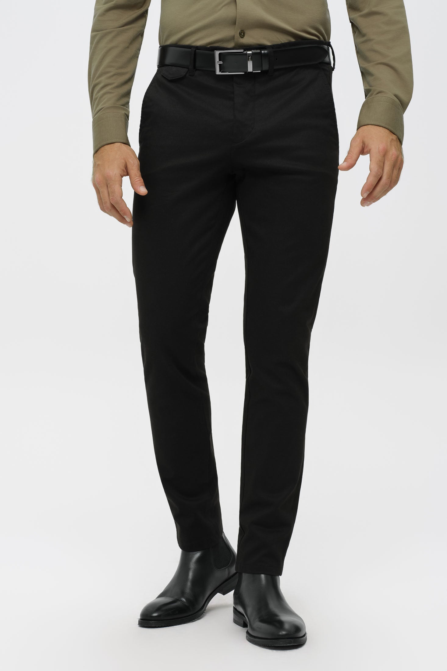 Slim-Fit-Chino-Hose aus Tencel-Mischgewebe für Herren | Modell 1430
