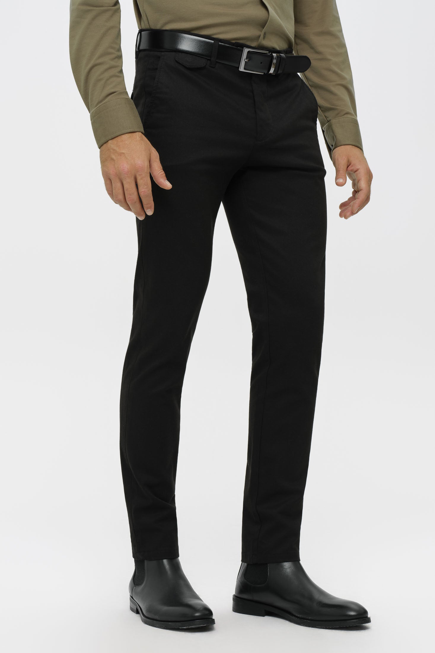 Slim-Fit-Chino-Hose aus Tencel-Mischgewebe für Herren | Modell 1430