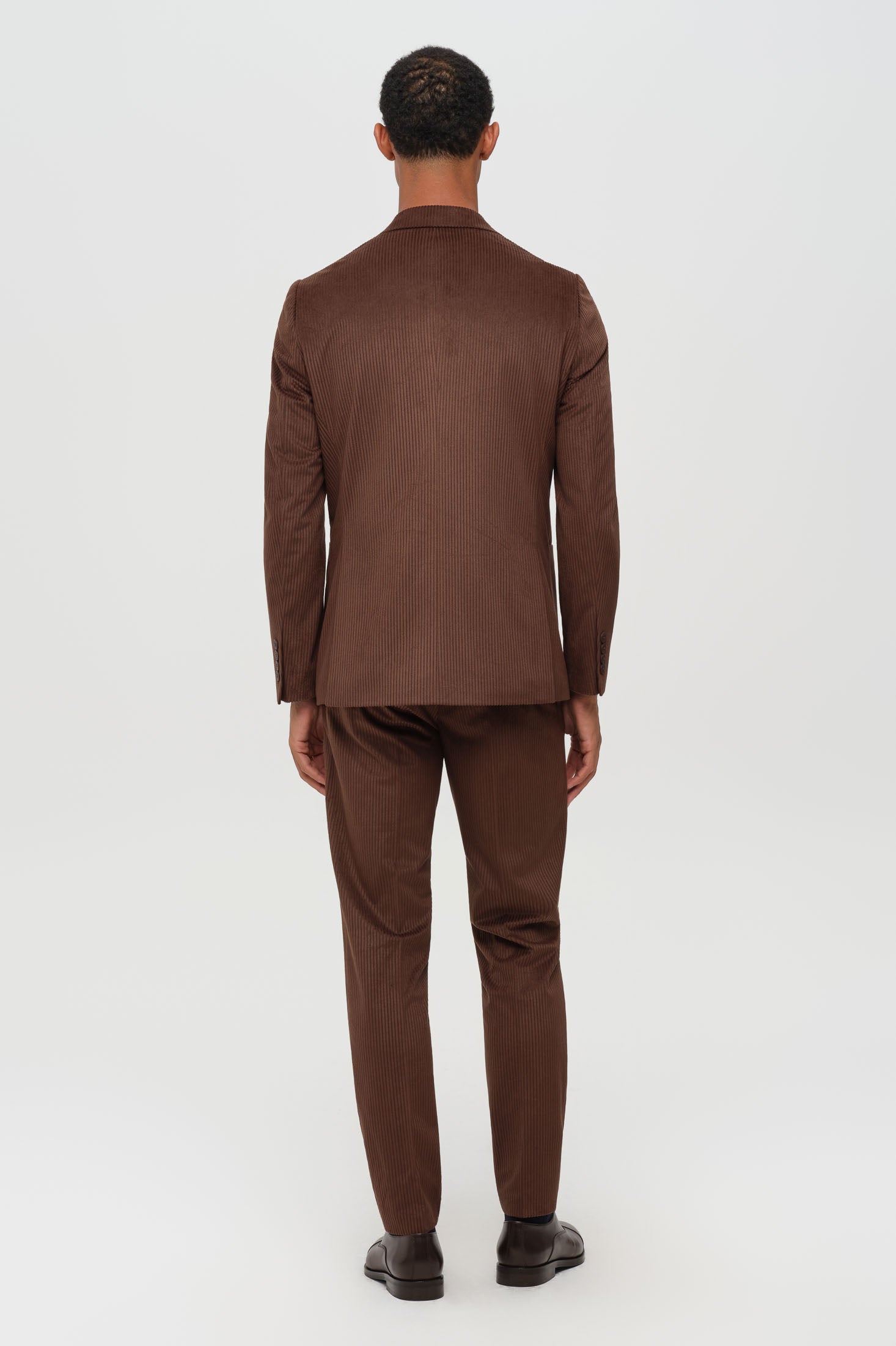 Men’s Premium Corduroy Suit – Modern Tailored Stretch | Style 4079