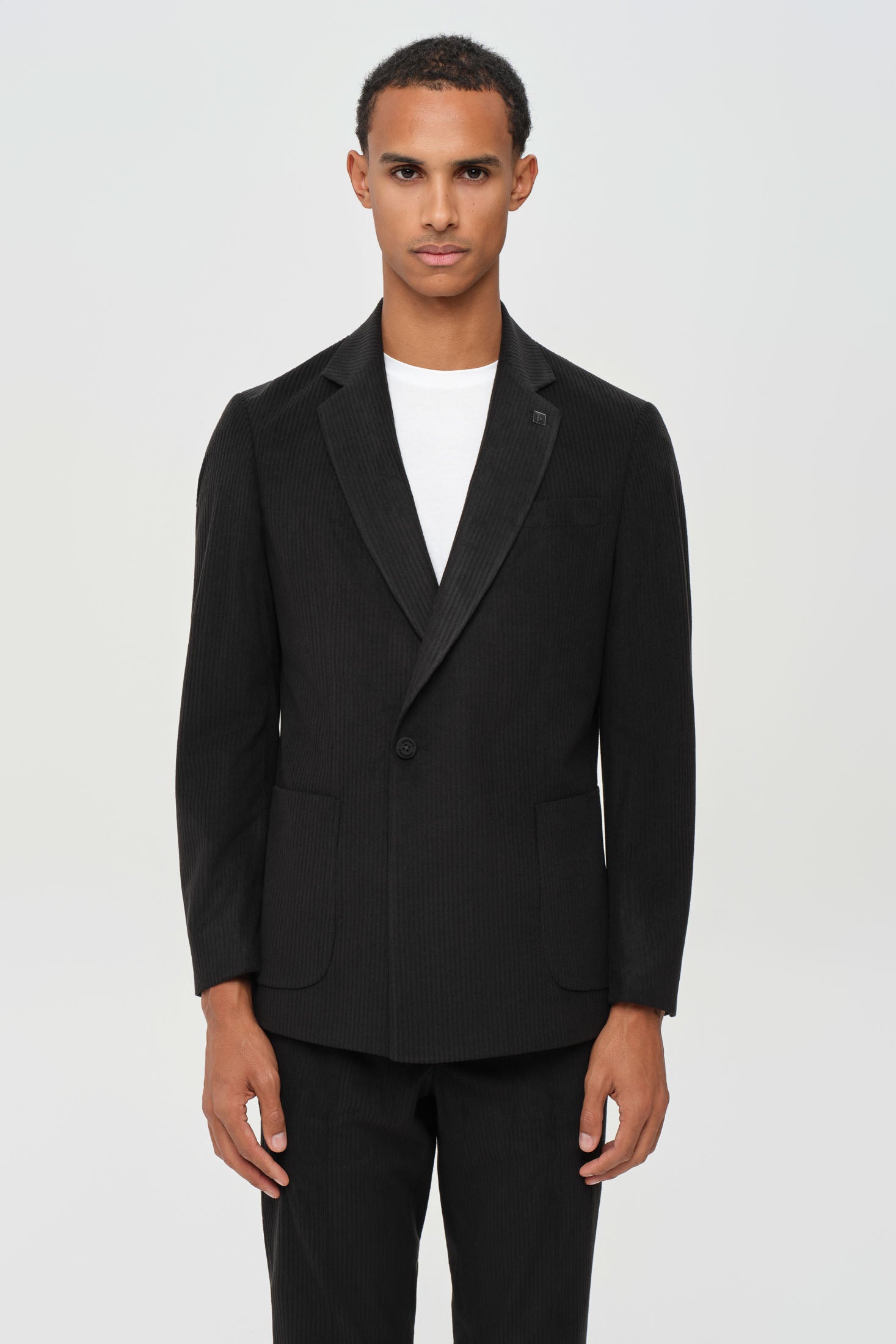 Men’s Premium Corduroy Suit – Modern Tailored Stretch | Style 4079