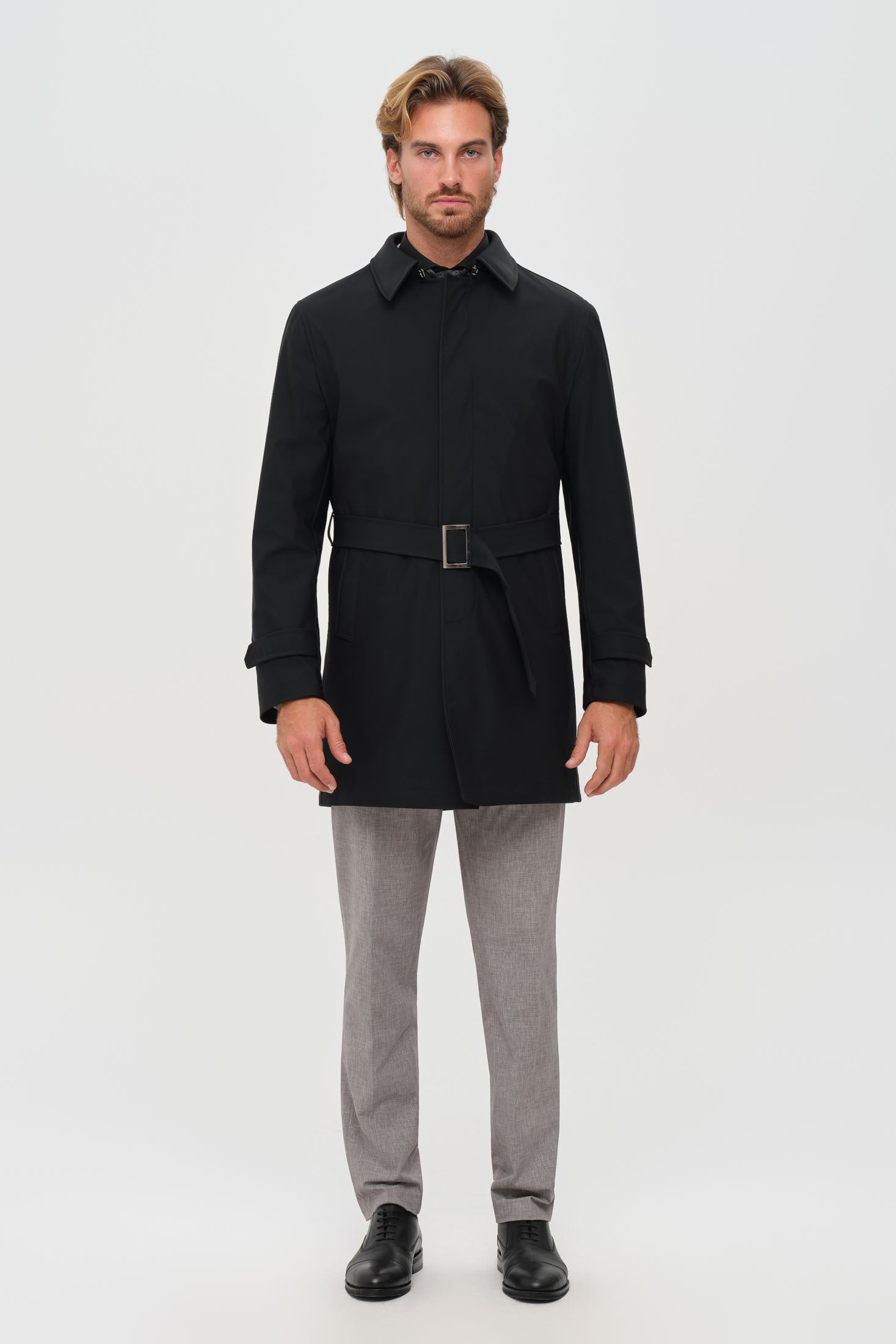 Men's Premium Trench Coat – Technical Stretch Fabric | Style 6064