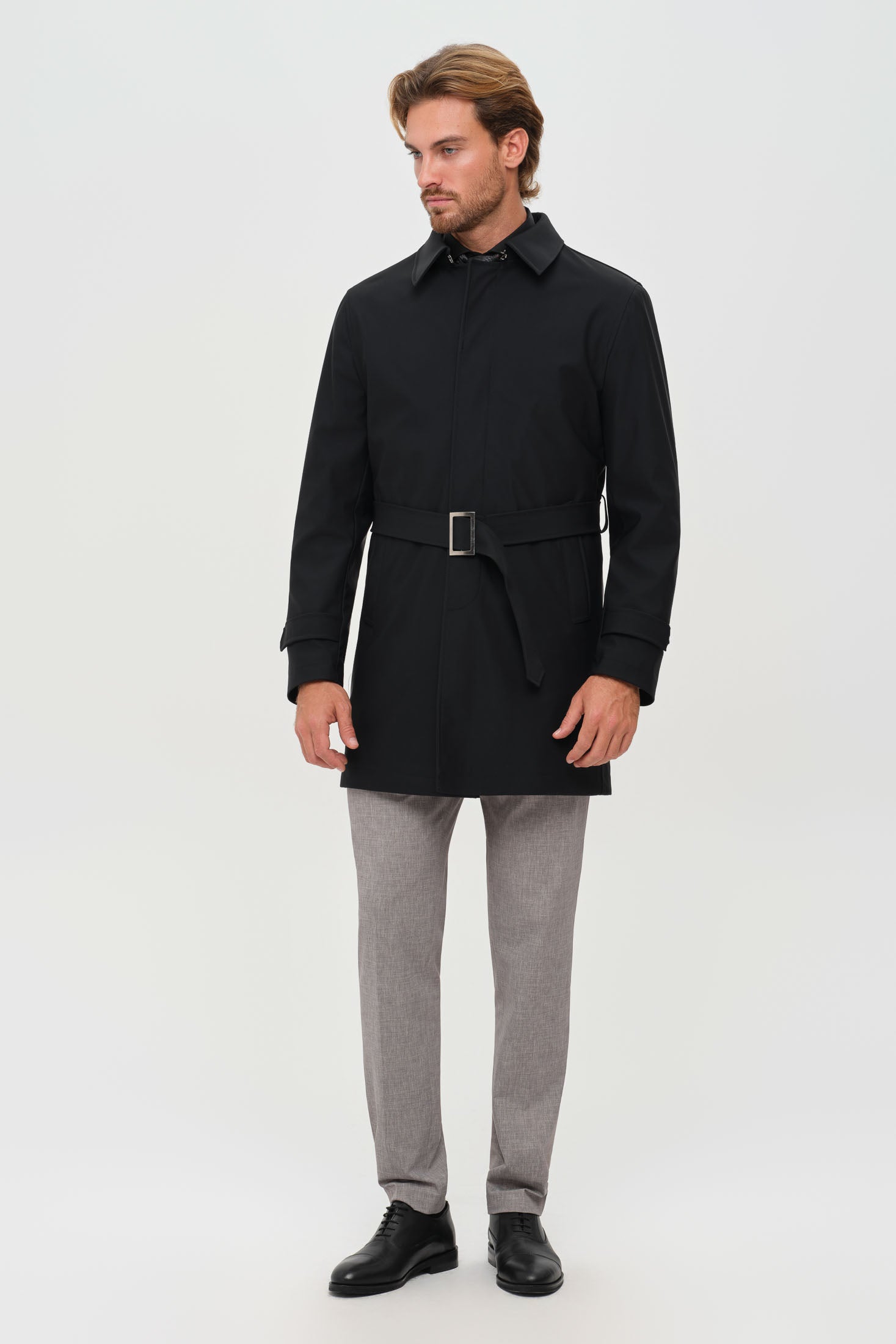 Men's Premium Trench Coat – Technical Stretch Fabric | Style 6064