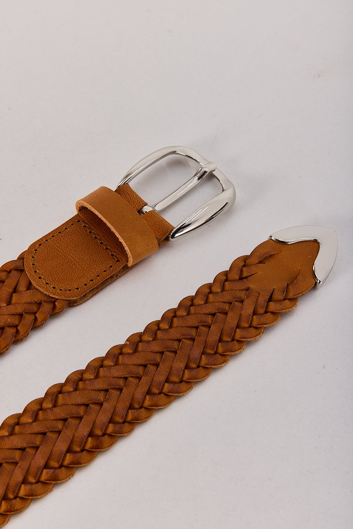 Men’s Premium Genuine Leather Woven Belt | Style 3004