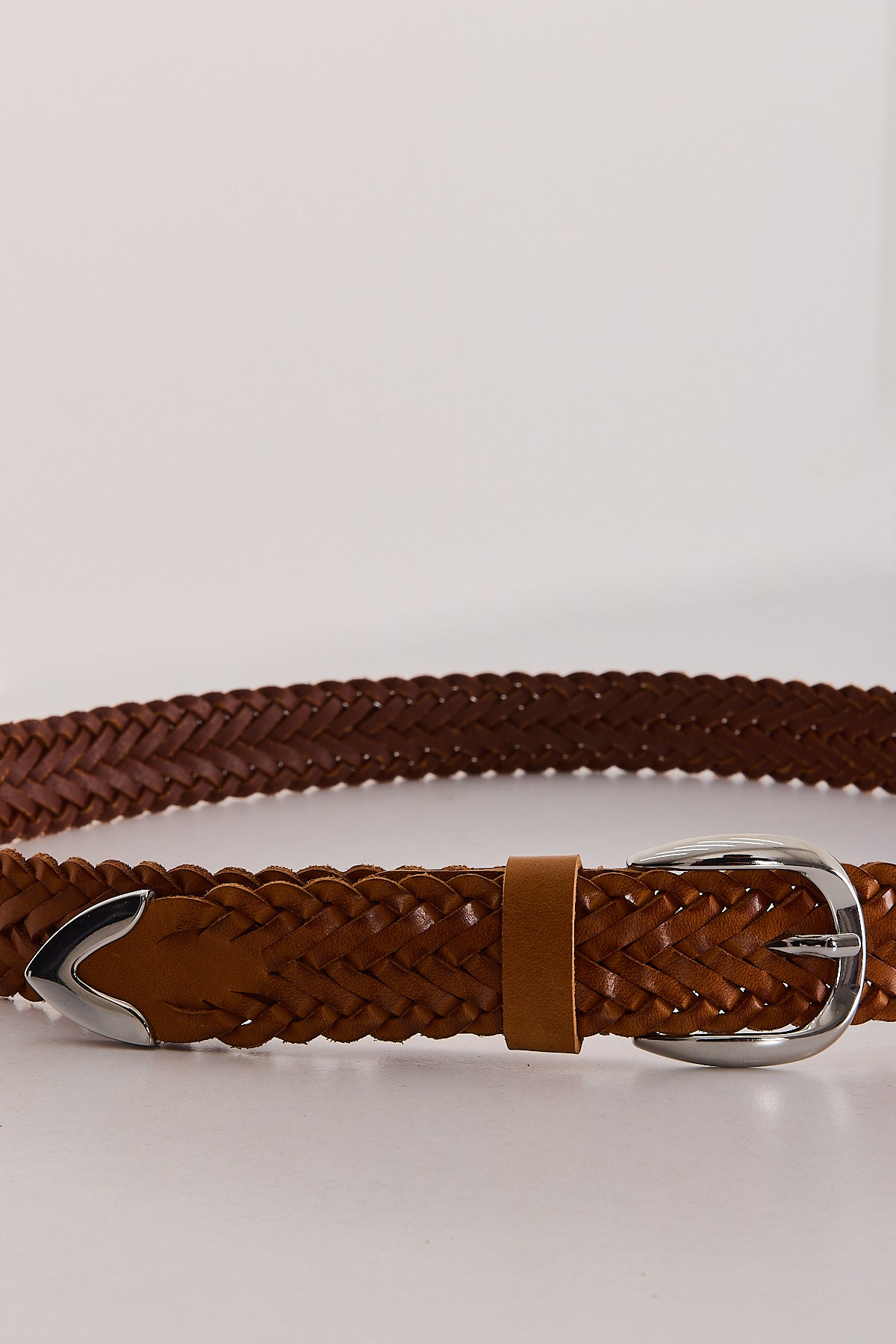 Men’s Premium Genuine Leather Woven Belt | Style 3004