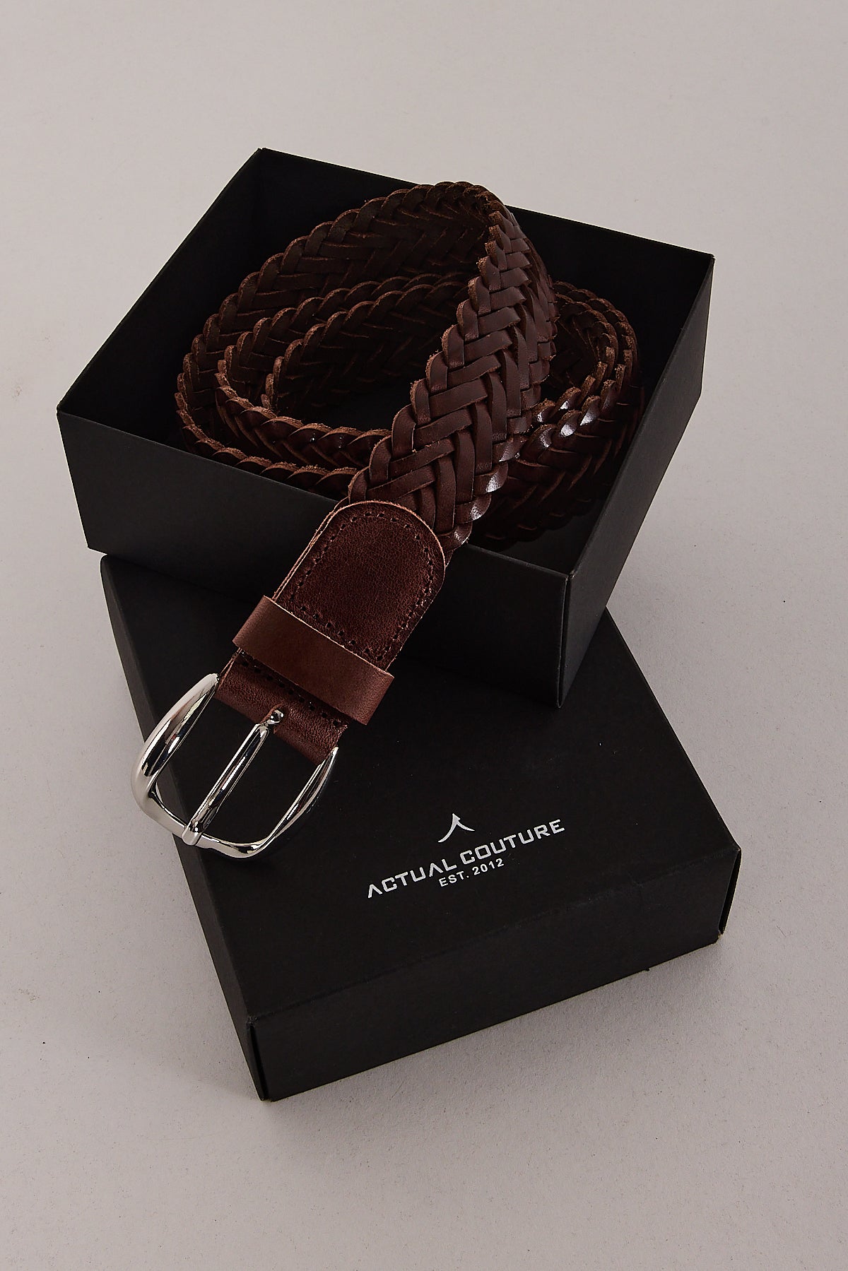 Men’s Premium Genuine Leather Woven Belt | Style 3004