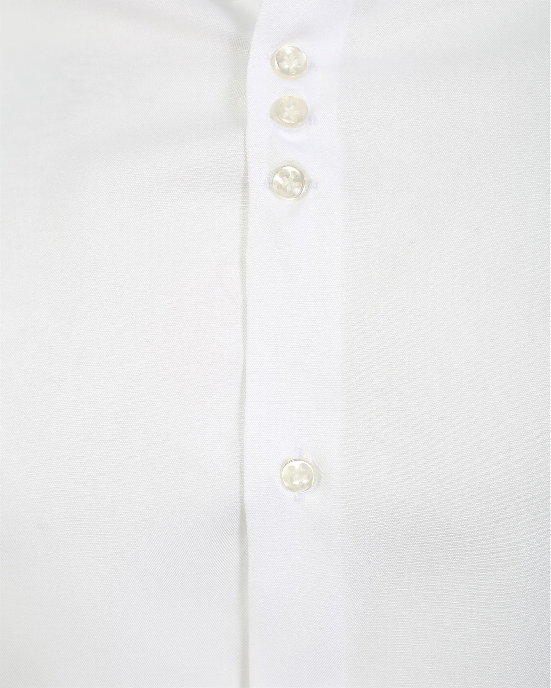 Bügelfreies Twill-Hemd aus 100% Baumwolle in Slim Fit mit floralen Kontrastdetails – Modell 25-019