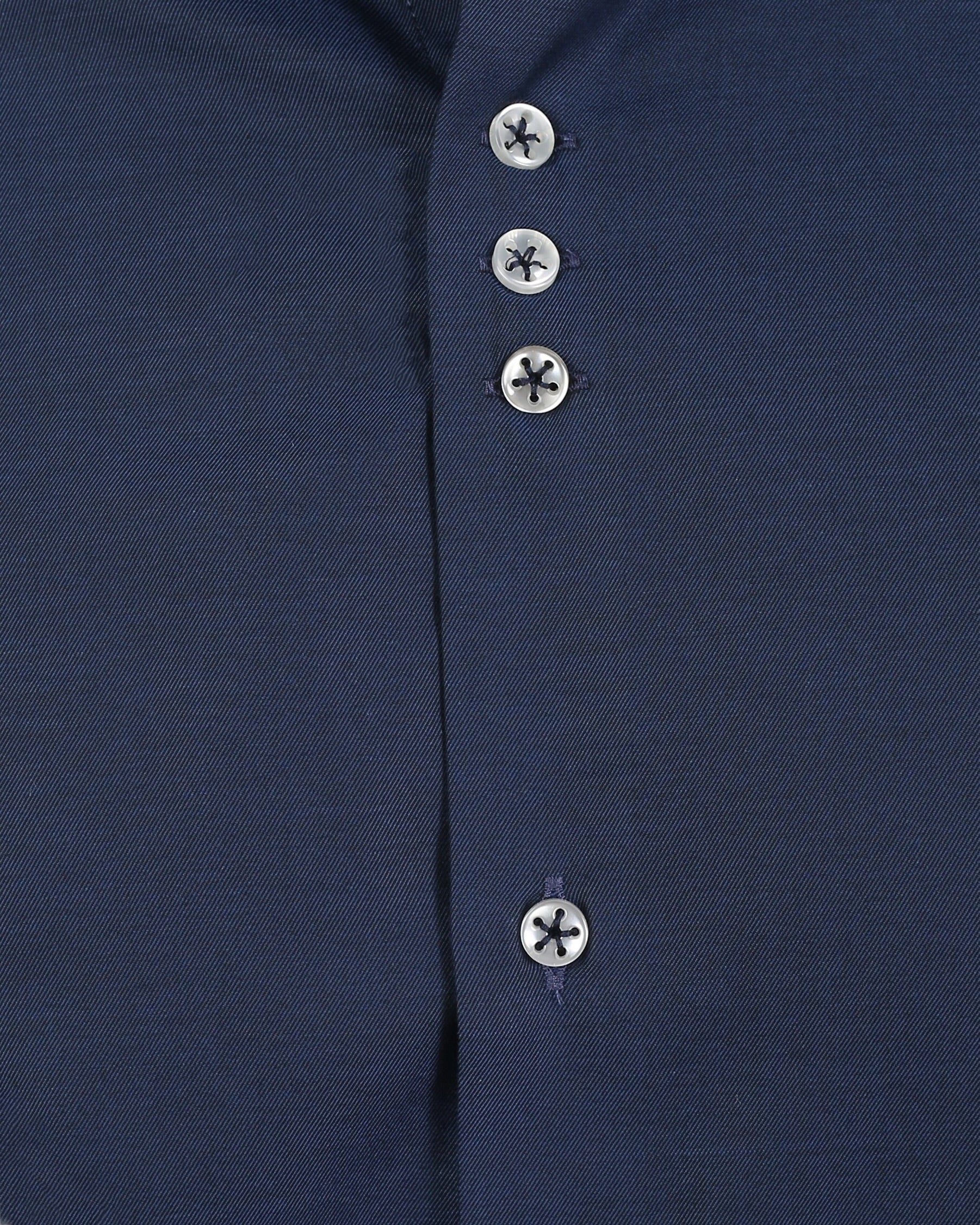 Non-Iron Twill 100% Cotton Slim Fit Shirt with Floral Contrast Details – Model 25-029