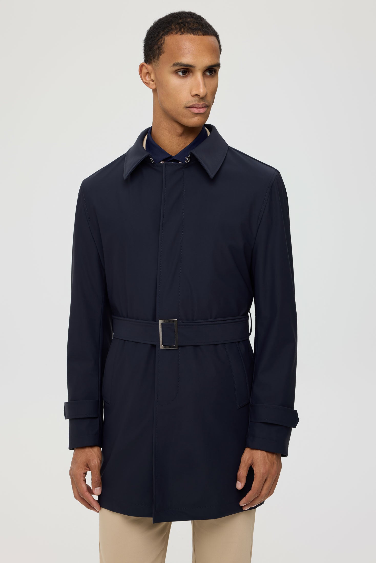 Men's Premium Trench Coat – Technical Stretch Fabric | Style 6064