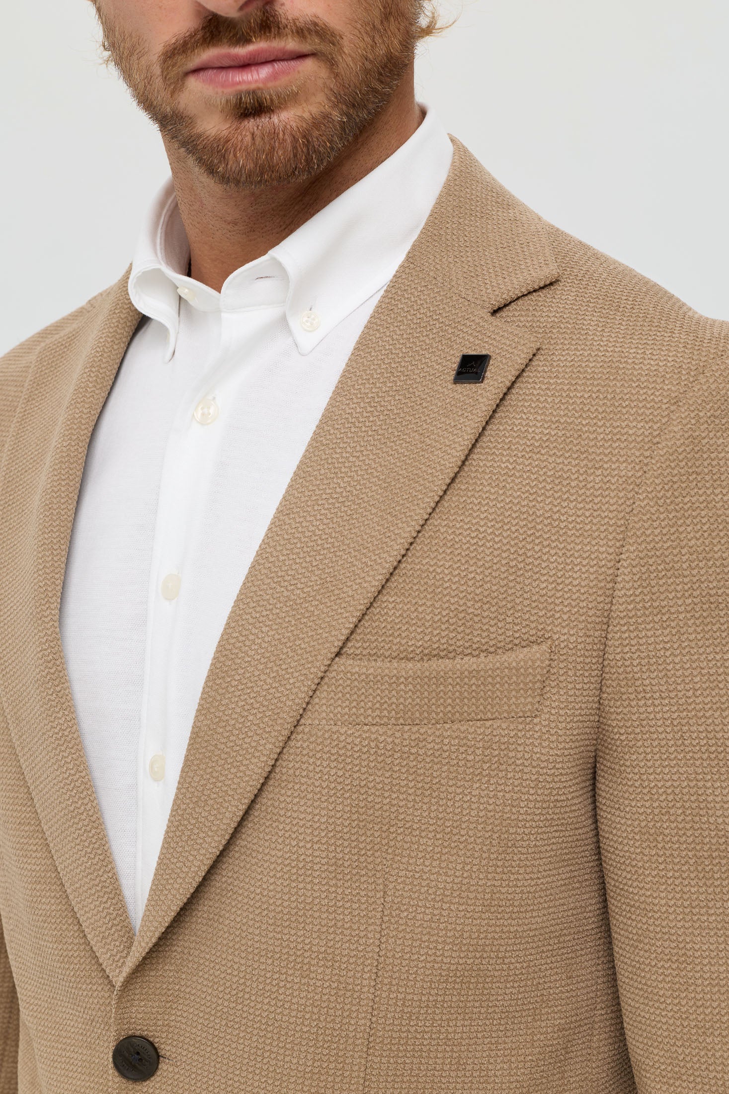 Hochwertiger Herren-Strickblazer – Strukturierter Komfort-Stretch | Modell 7182