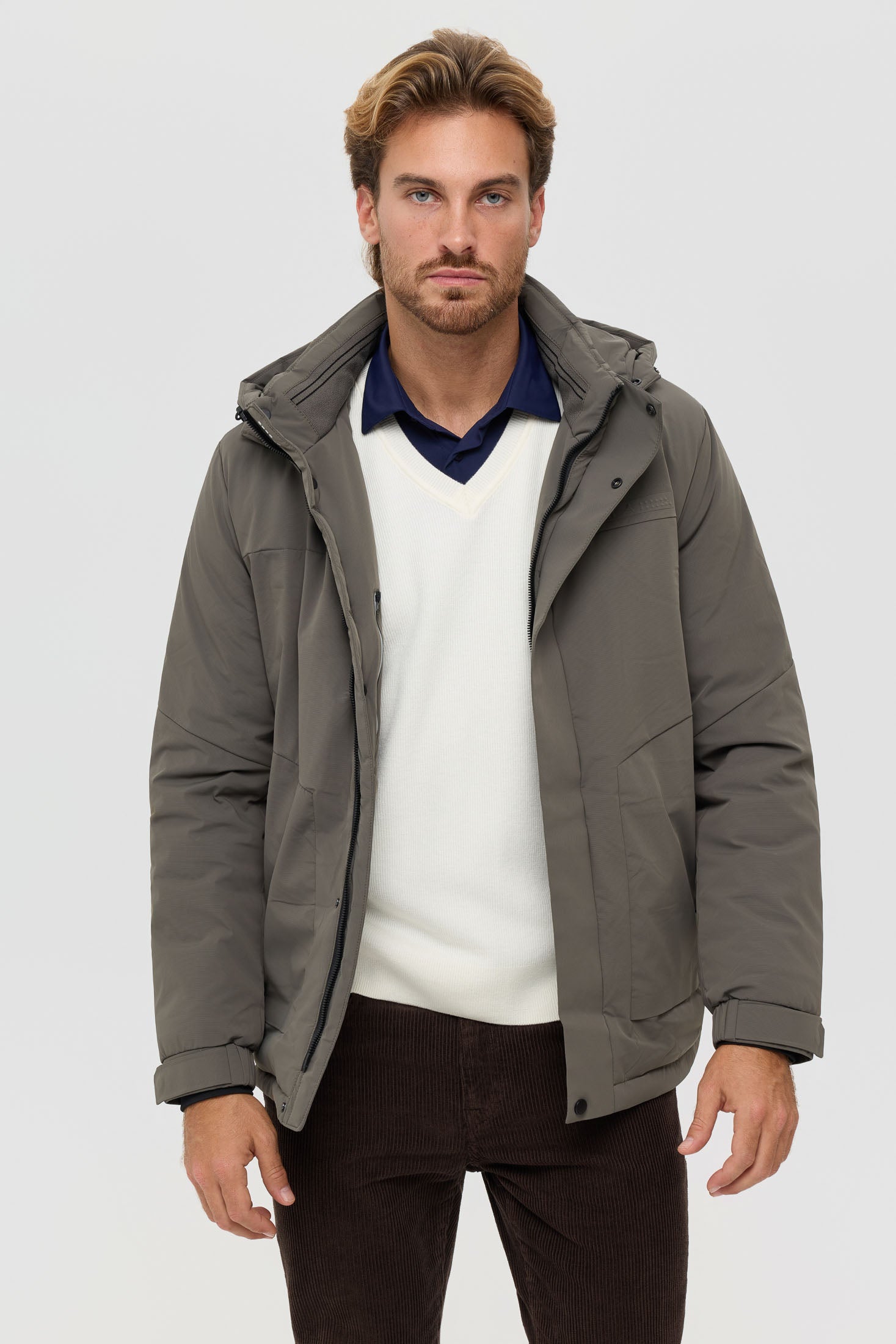 Men's Premium Puffer Coat – Technical Insulated Fabric | Style 6061