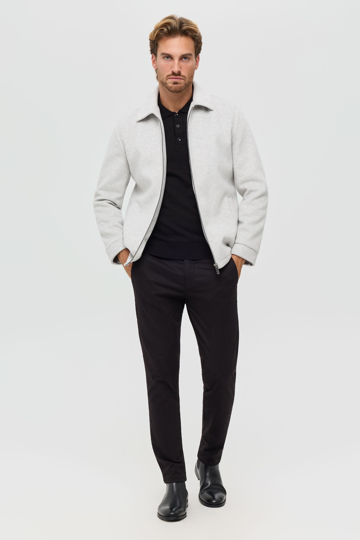 Men’s Premium Lightweight Jacket – Melton Touch | Style 6067