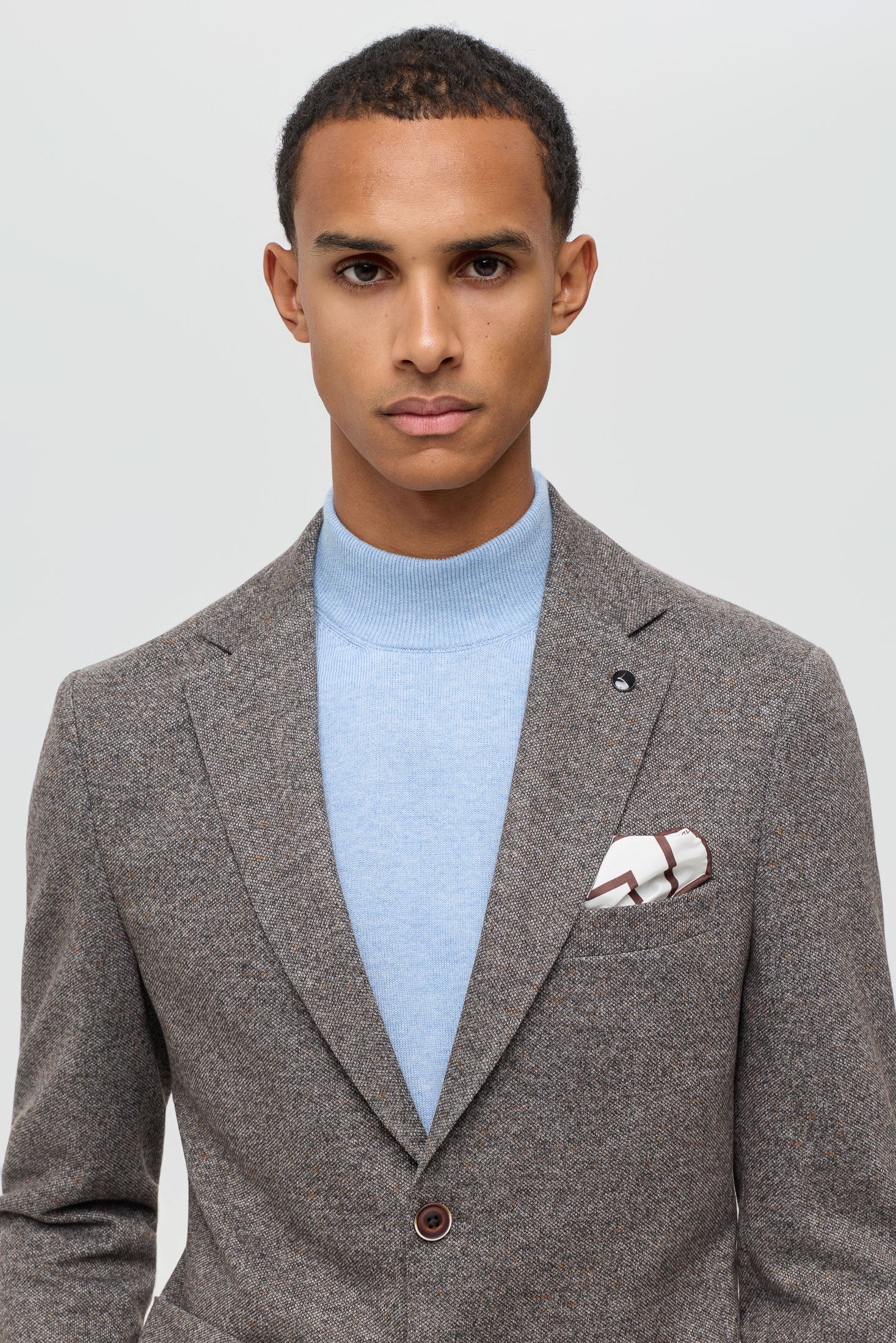 Hochwertiger Herren-Strickblazer – Klassische Strickstruktur | Modell 7184