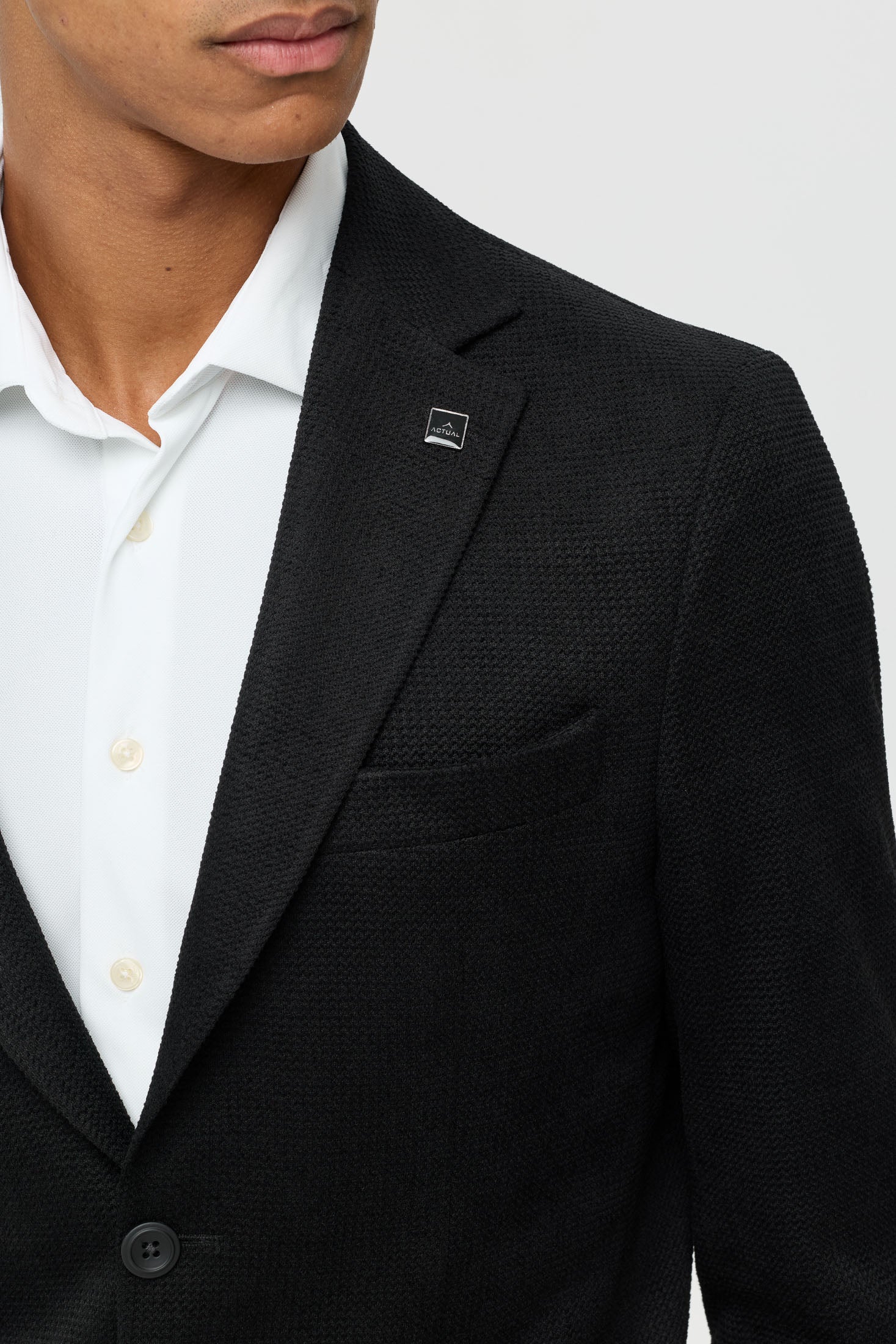 Hochwertiger Herren-Strickblazer – Strukturierter Komfort-Stretch | Modell 7182