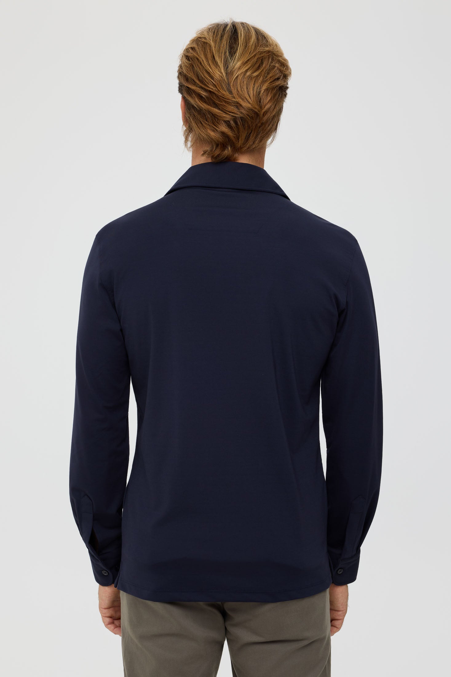 Hochwertiges Herren-Businesshemd – Weicher Stretch-Jersey | Modell 25-052