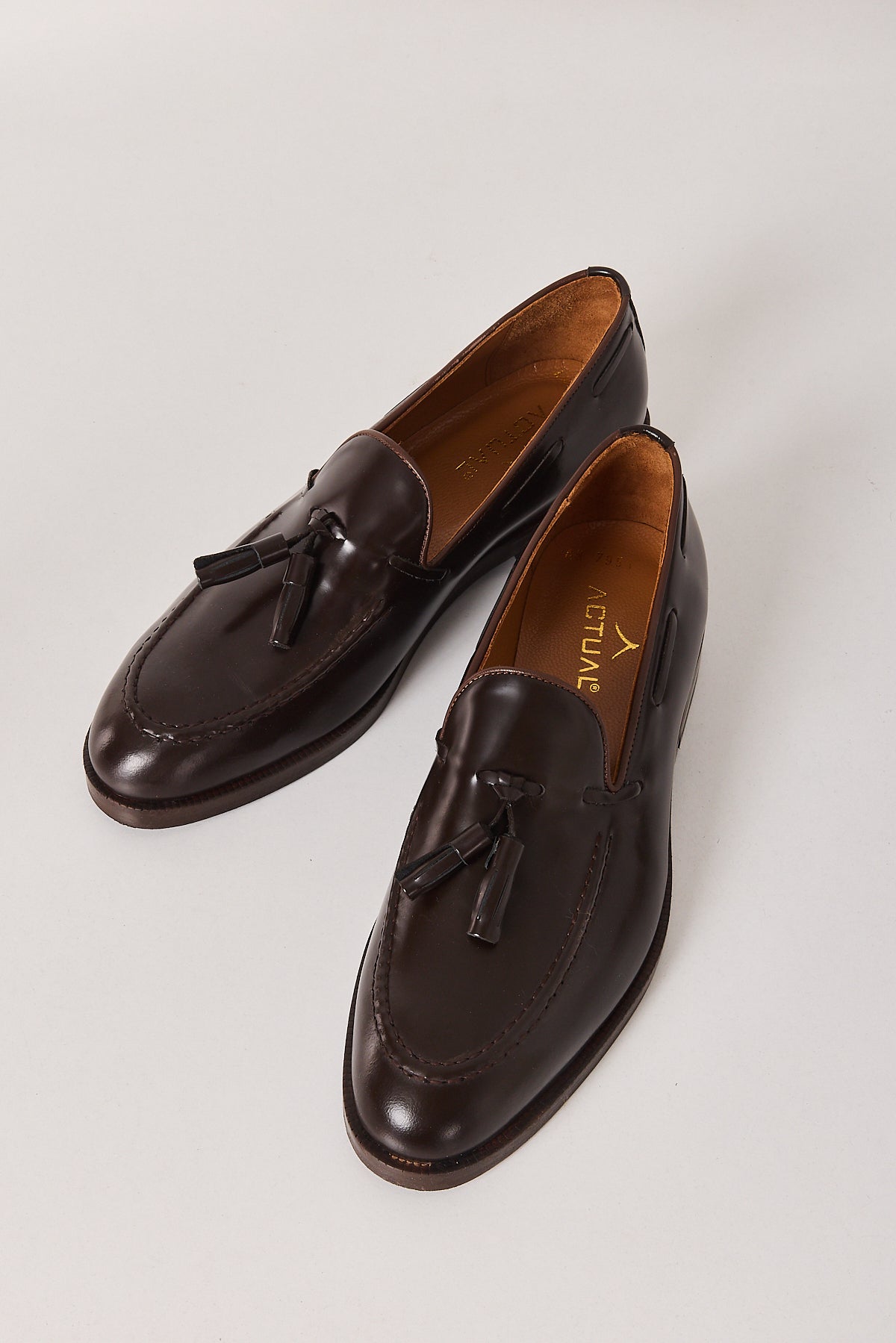 Premium-Herren-Slipper aus Leder mit Quasten – Echtes Vollnarbenleder