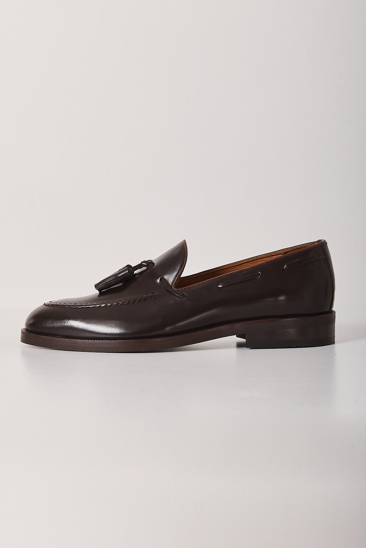 Premium-Herren-Slipper aus Leder mit Quasten – Echtes Vollnarbenleder