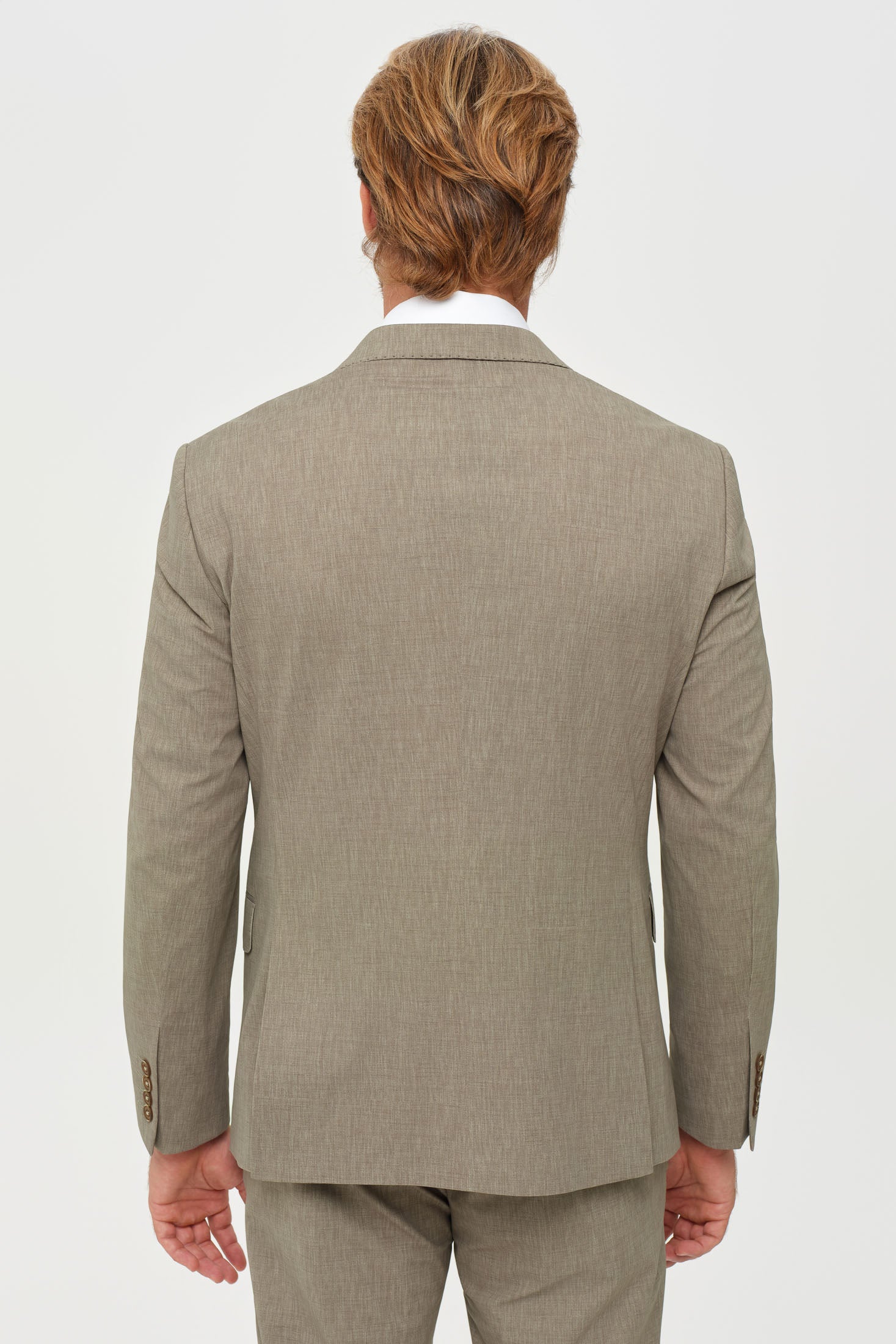 Men’s Double-Breasted Suit – Refined Stretch Structure | Style 4077