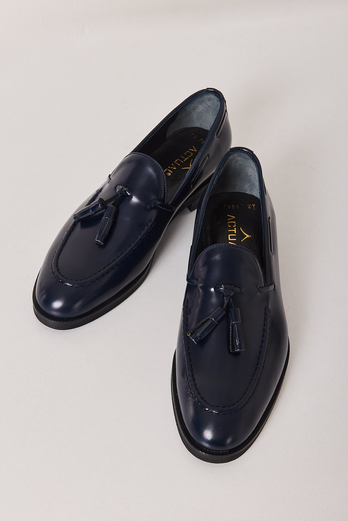 Premium-Herren-Slipper aus Leder mit Quasten – Echtes Vollnarbenleder