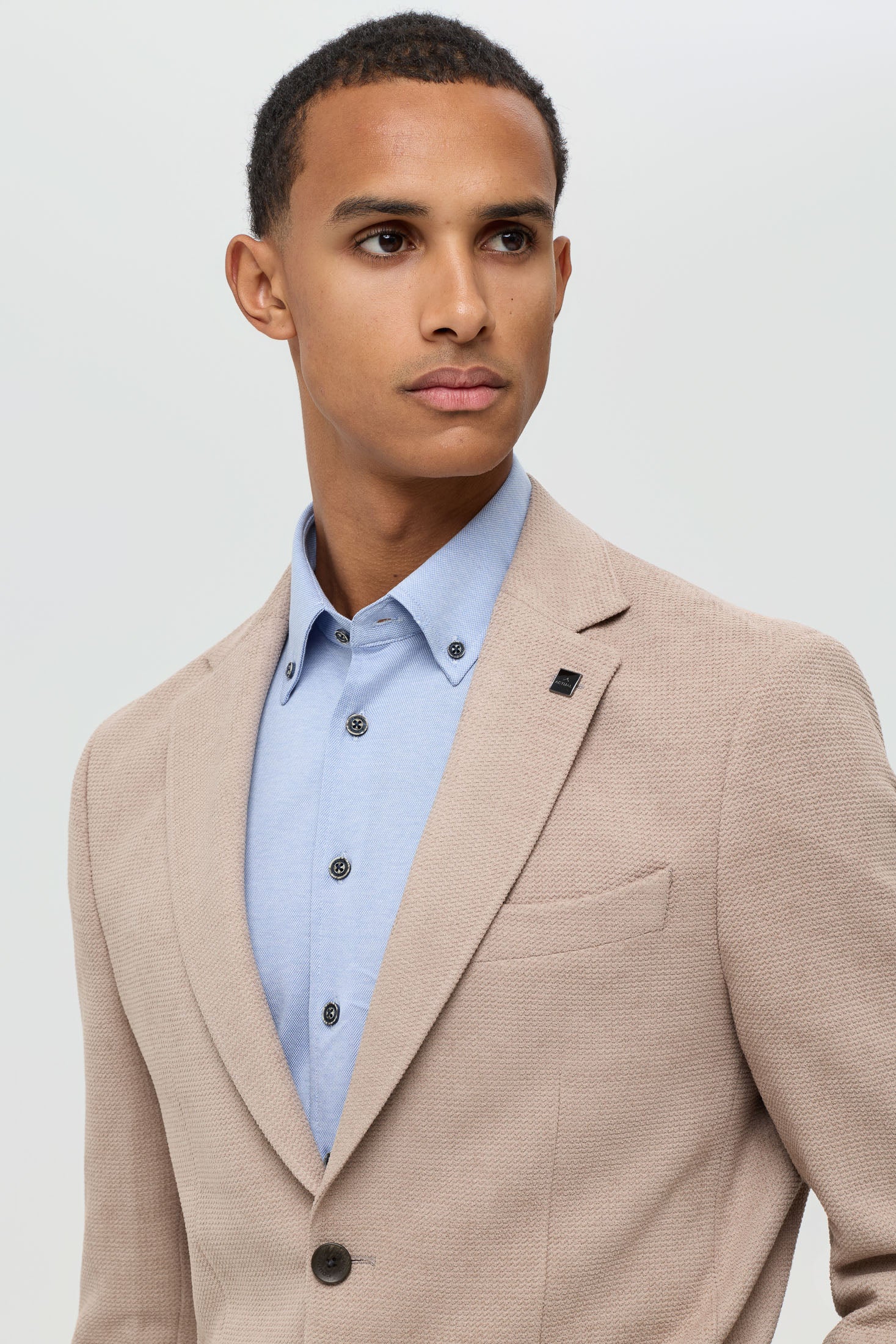 Hochwertiger Herren-Strickblazer – Strukturierter Komfort-Stretch | Modell 7182