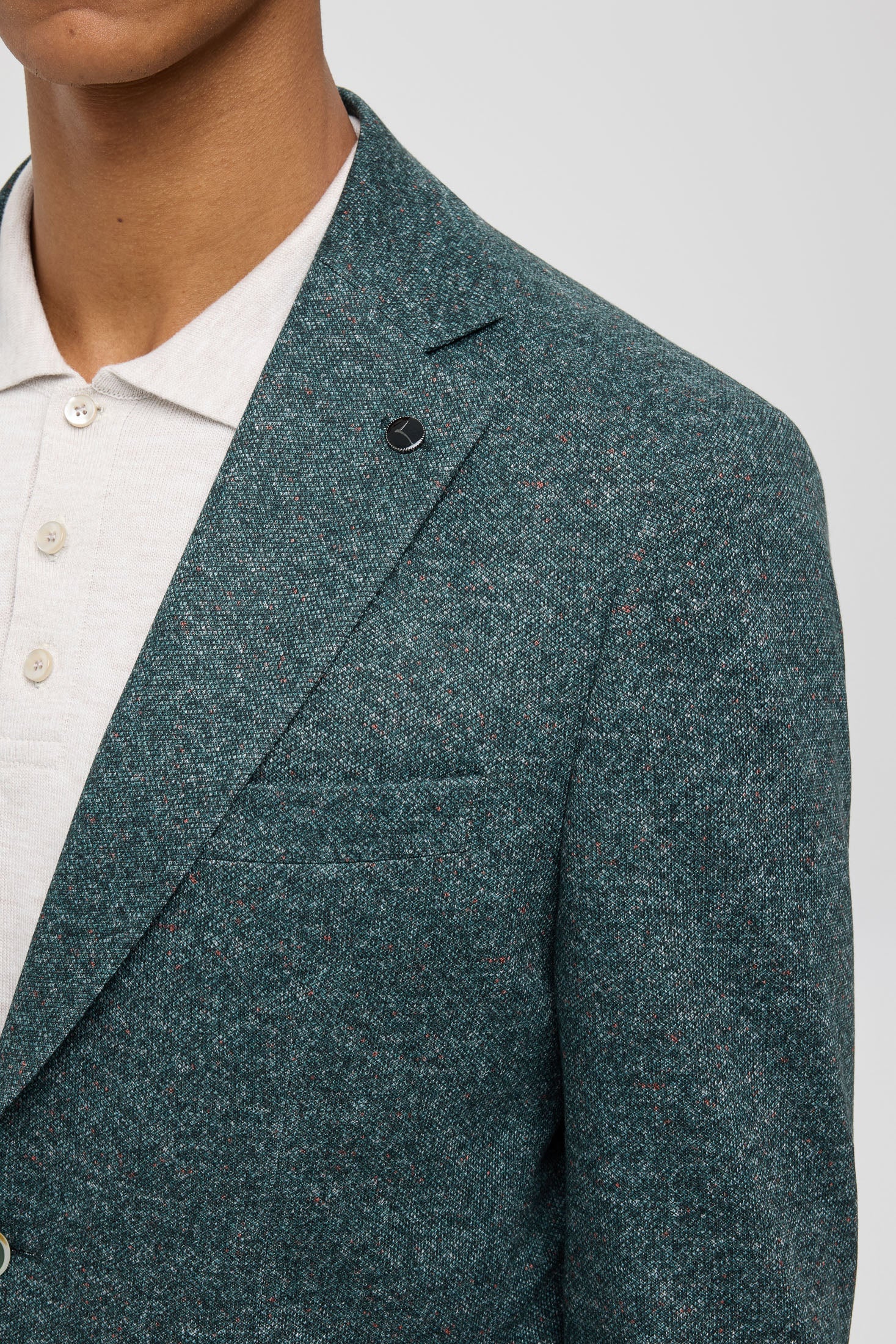 Hochwertiger Herren-Strickblazer – Klassische Strickstruktur | Modell 7184
