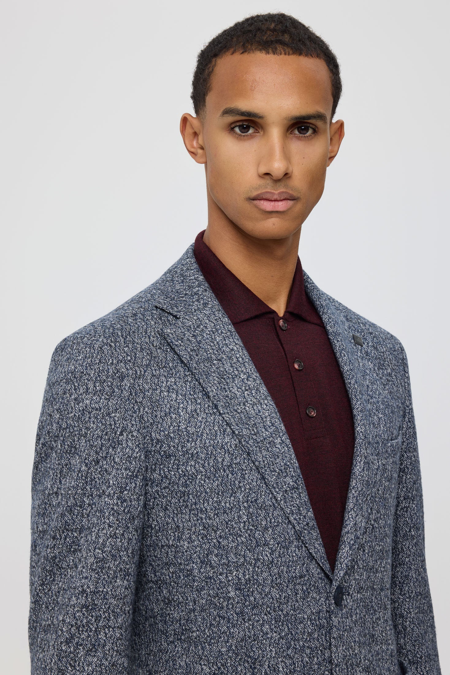Premium gebreide blazer voor heren – textuur en stretchcomfort | Stijl 7179