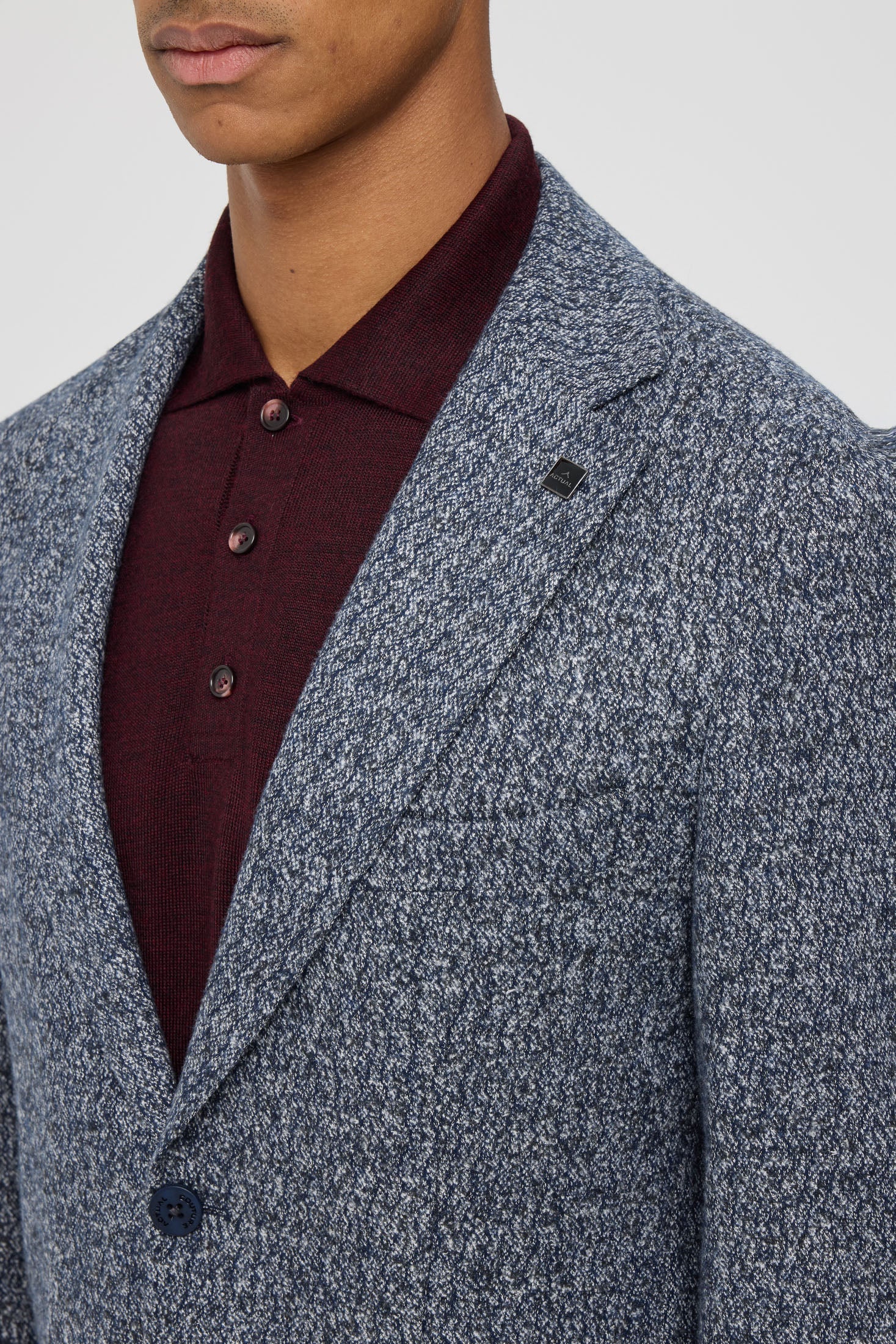 Premium gebreide blazer voor heren – textuur en stretchcomfort | Stijl 7179