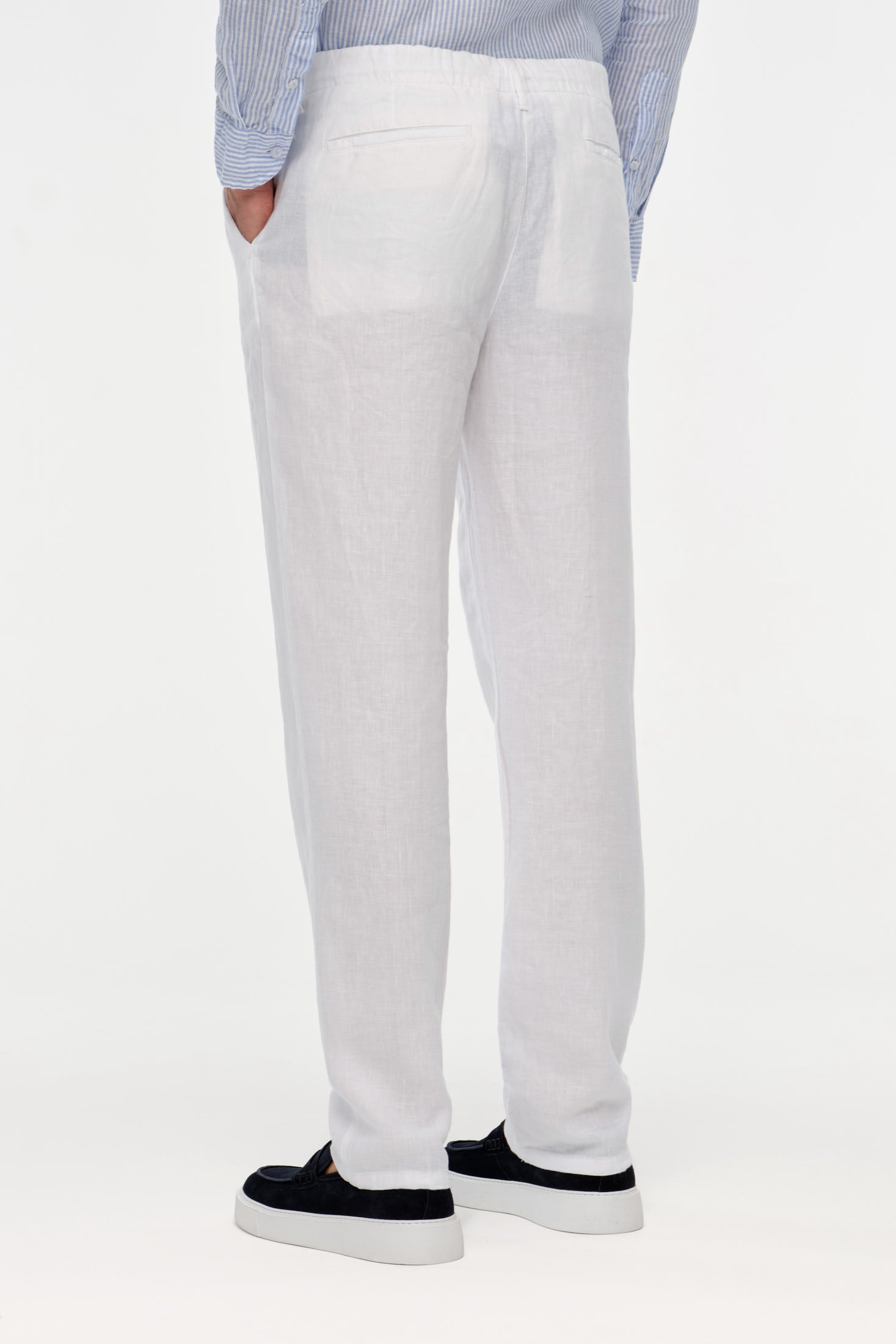 Premium Drawstring Pants in 100% Linen | Lightweight Summer Elegance – Model 1439