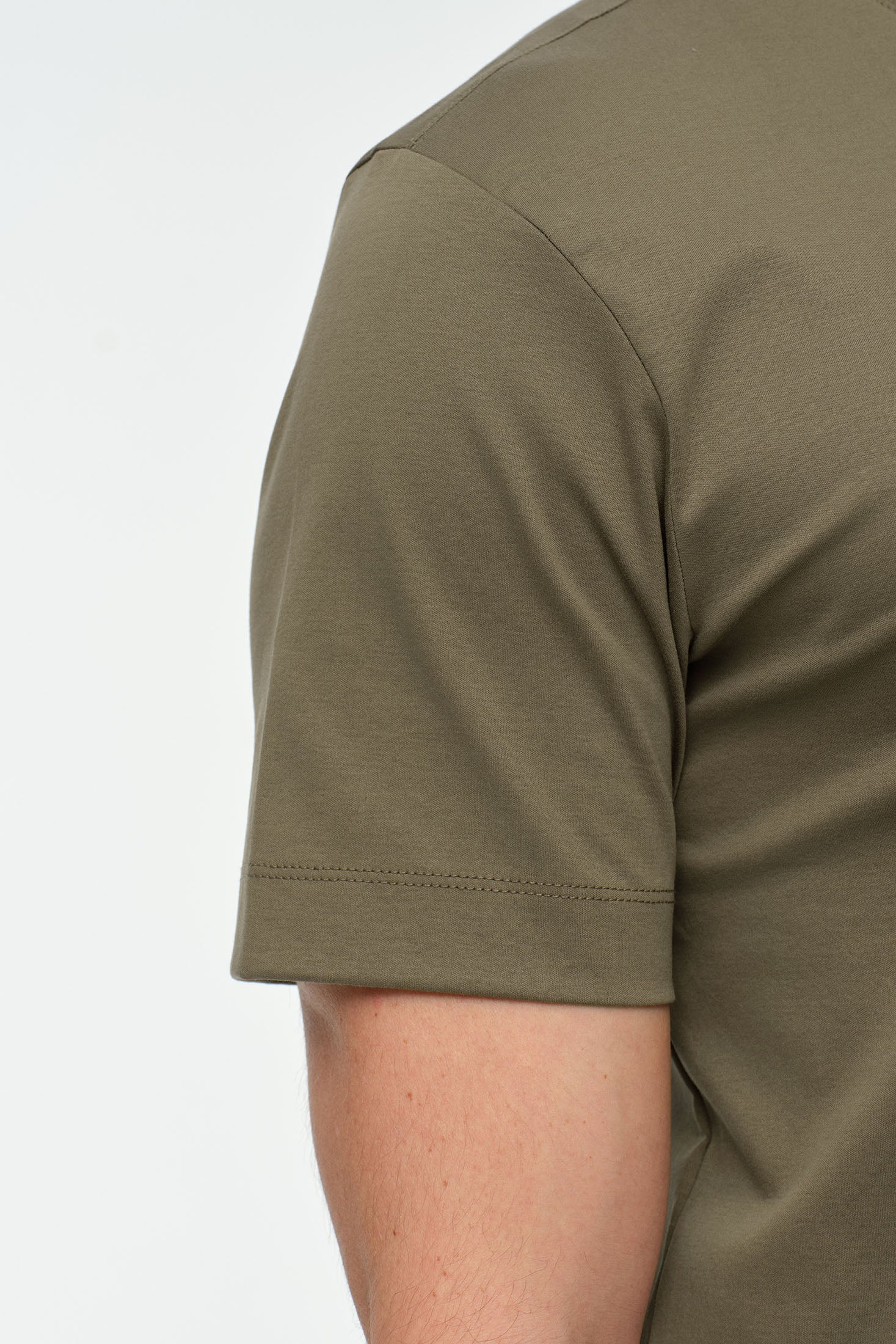 Herren Premium Basic T-Shirt aus merzerisierter Baumwolle – Slim Fit | Stil 8508