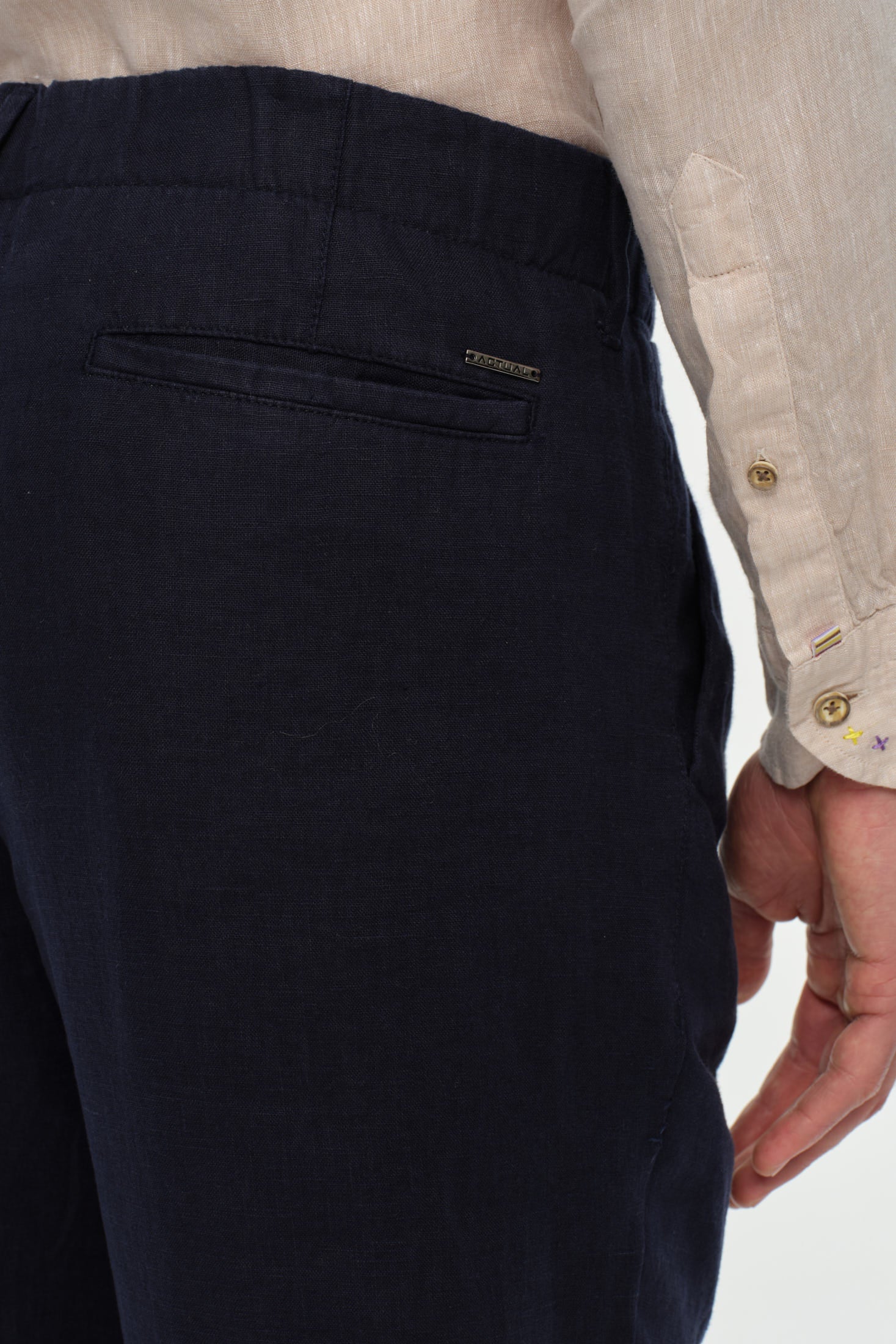 Premium Drawstring Pants in 100% Linen | Lightweight Summer Elegance – Model 1439