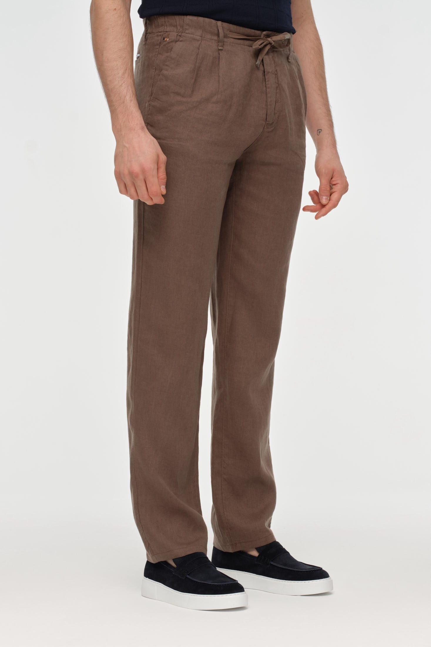 Premium Drawstring Pants in 100% Linen | Lightweight Summer Elegance – Model 1439