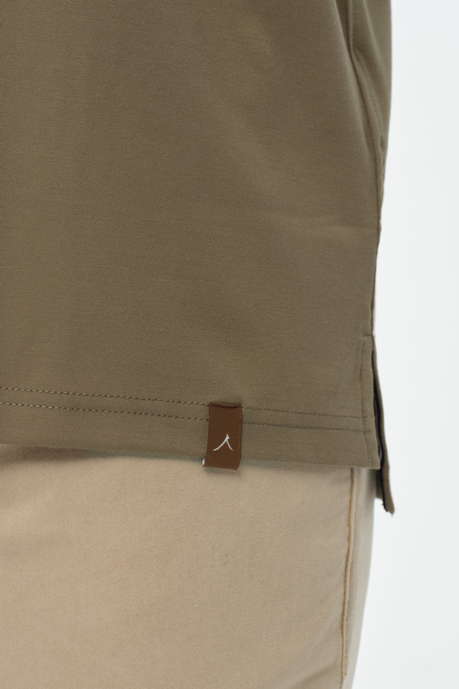 Getailleerde knit polo | Premium stretch stof voor moderne business casual – Model 8038