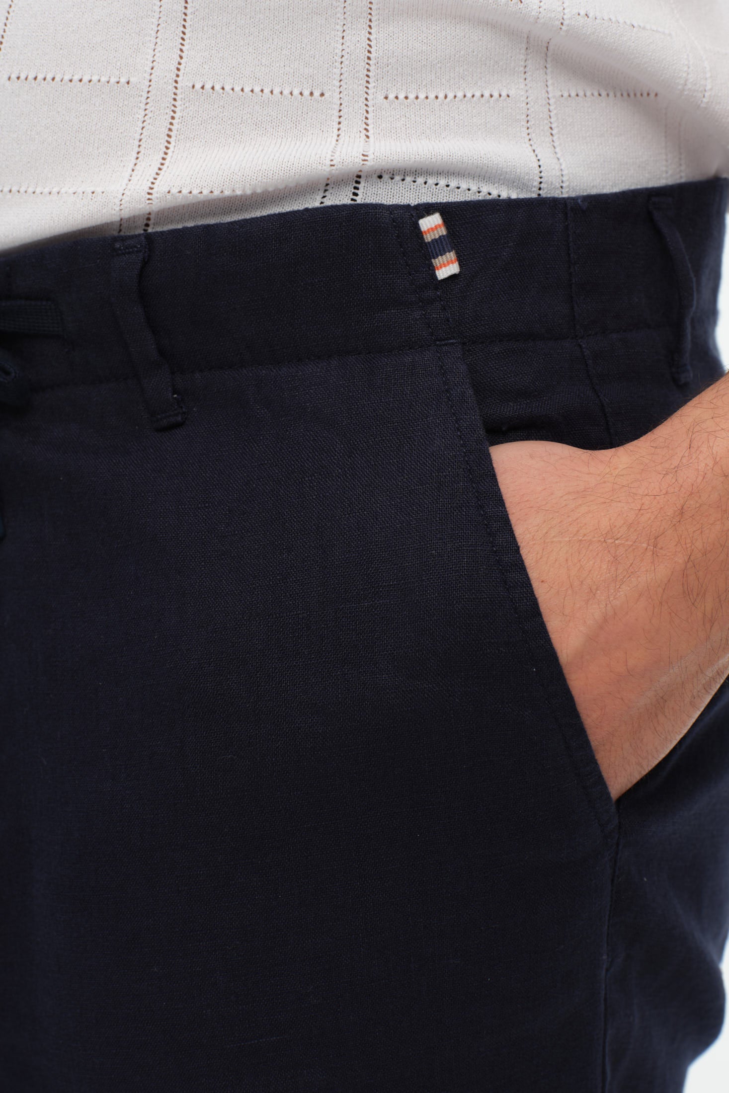 Premium Linen Drawstring Shorts in 100% Linen | Effortless Summer Comfort – Model 1438