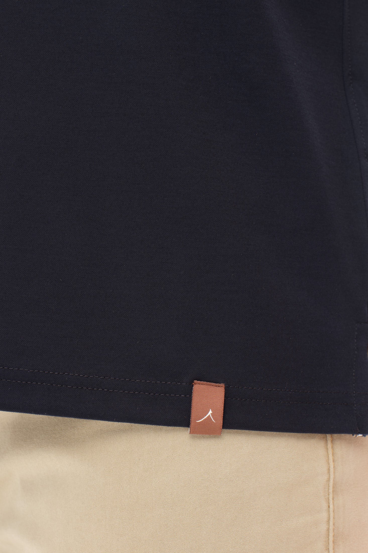 Getailleerde knit polo | Premium stretch stof voor moderne business casual – Model 8038