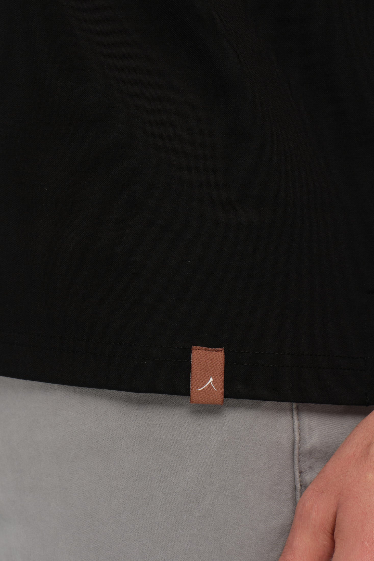 Getailleerde knit polo | Premium stretch stof voor moderne business casual – Model 8038