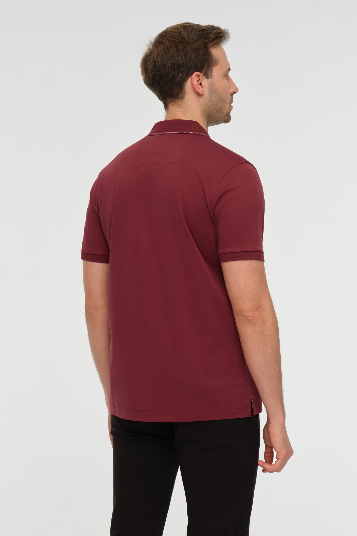 Mercerized Cotton Polo Shirt | Refined Everyday Essential – Model 8034