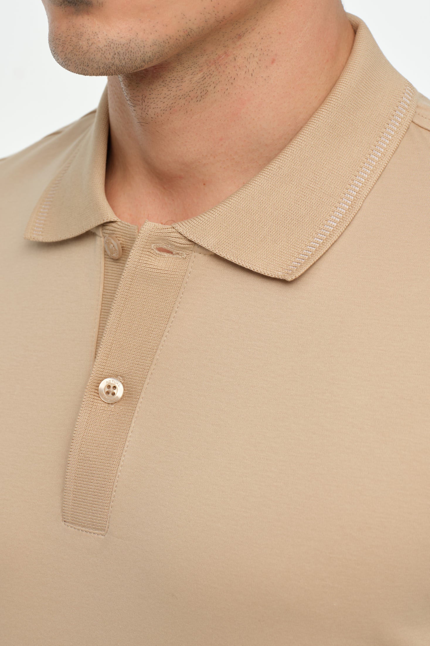 Mercerized Cotton Polo Shirt | Refined Everyday Essential – Model 8034
