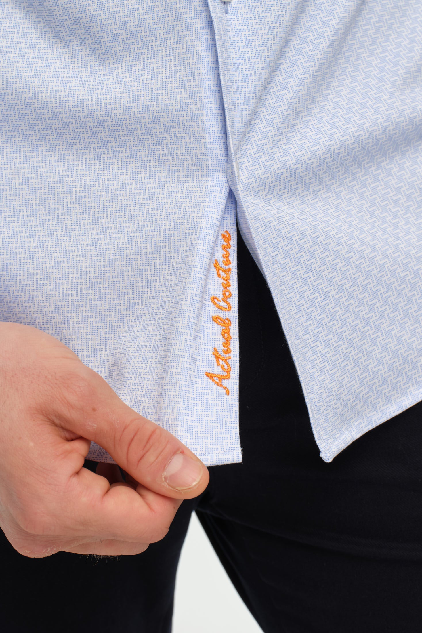 Bedrucktes Strick-Baumwollhemd | Weicher Griff Alltägliche Eleganz aus 100% Baumwolle – Modell 2031