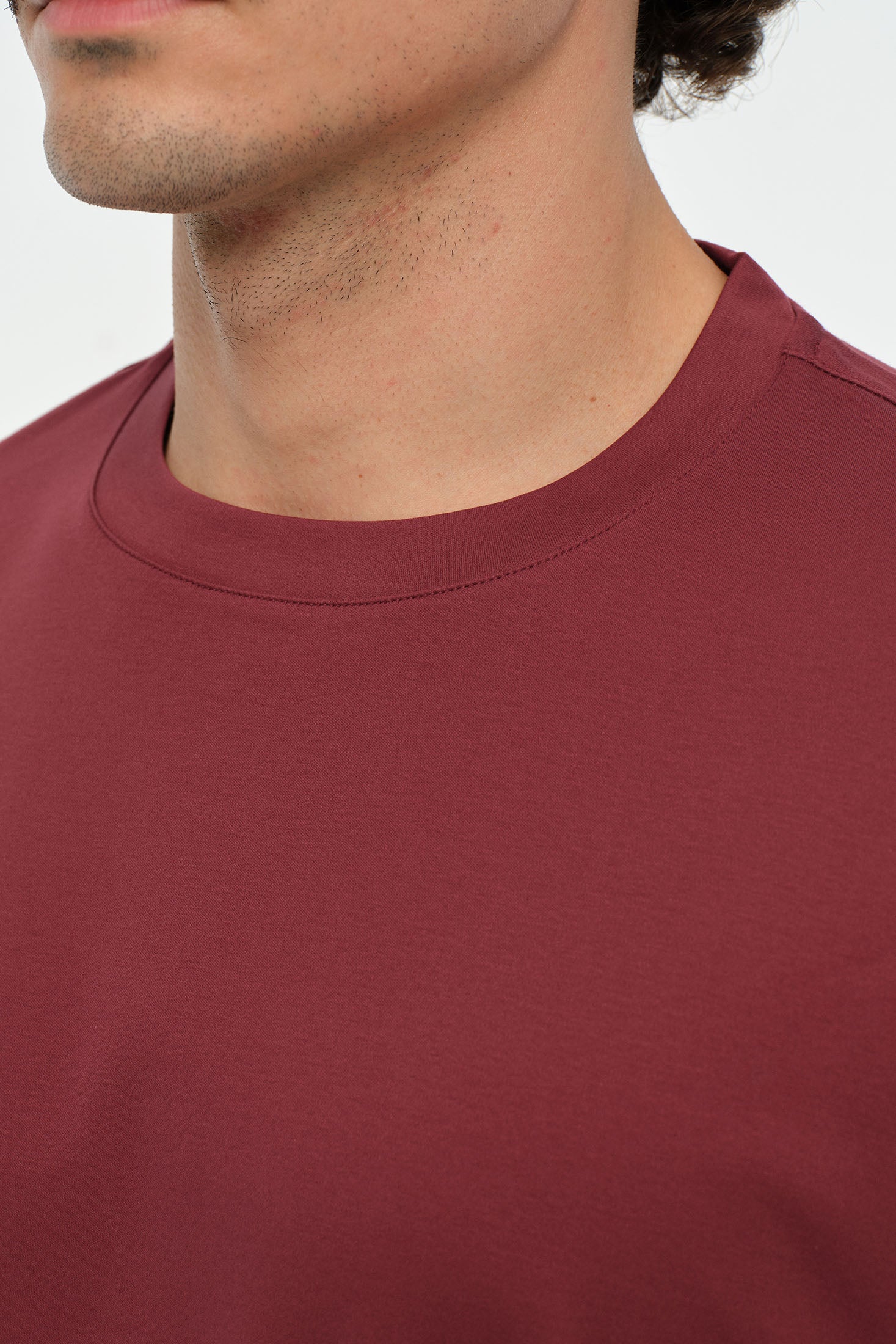 Herren Premium Basic T-Shirt aus merzerisierter Baumwolle – Slim Fit | Stil 8508