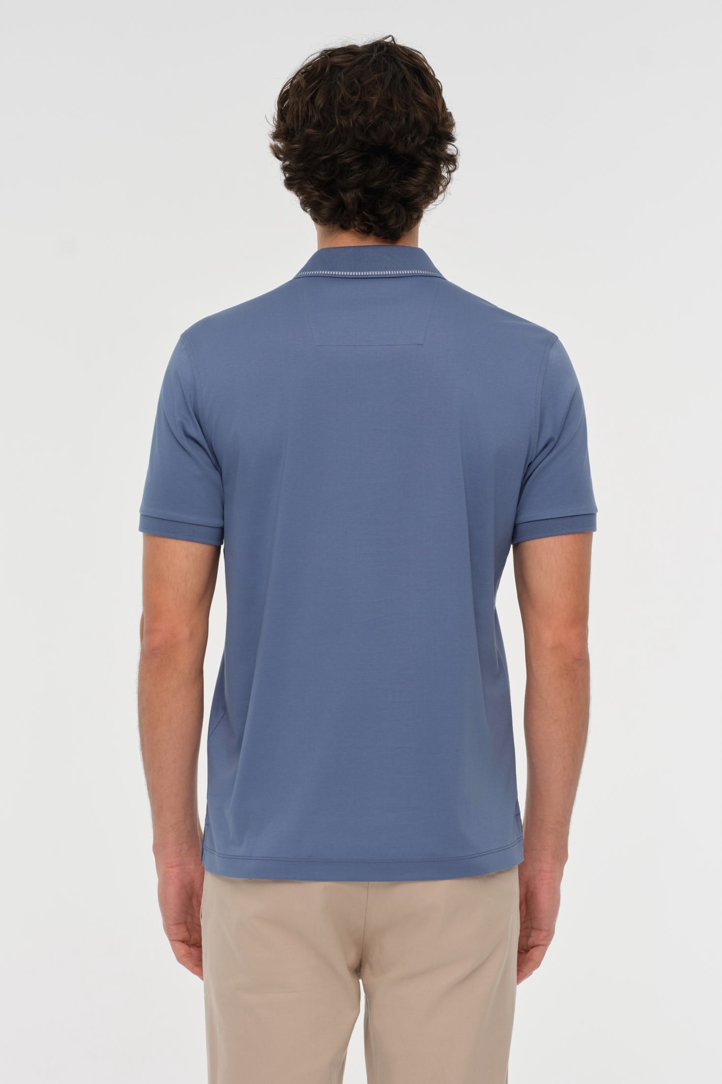 Mercerized Cotton Polo Shirt | Refined Everyday Essential – Model 8034